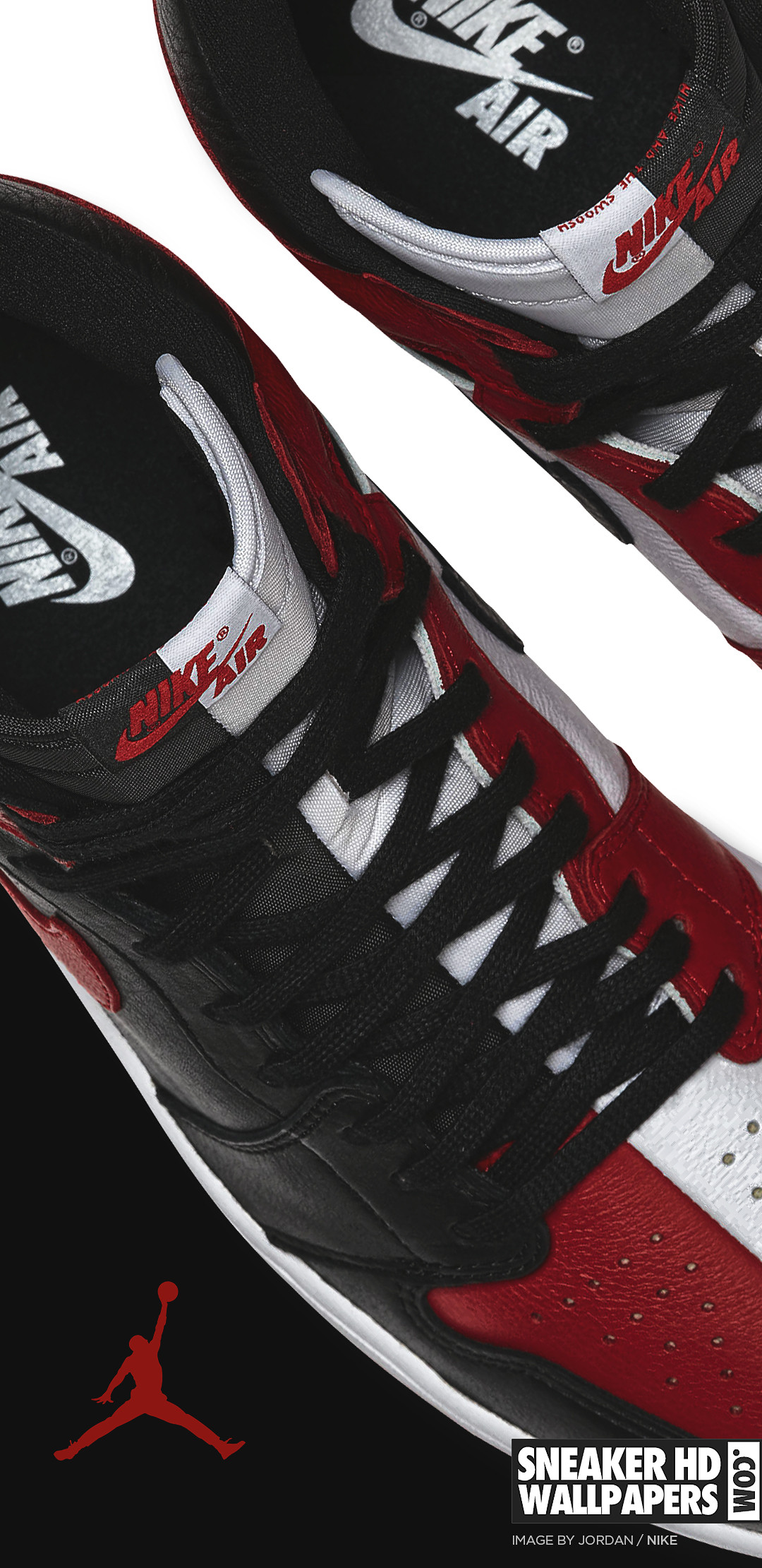 Nike Air Jordan rosse nere, 1080x2220 Full HD Verticale, iPhone