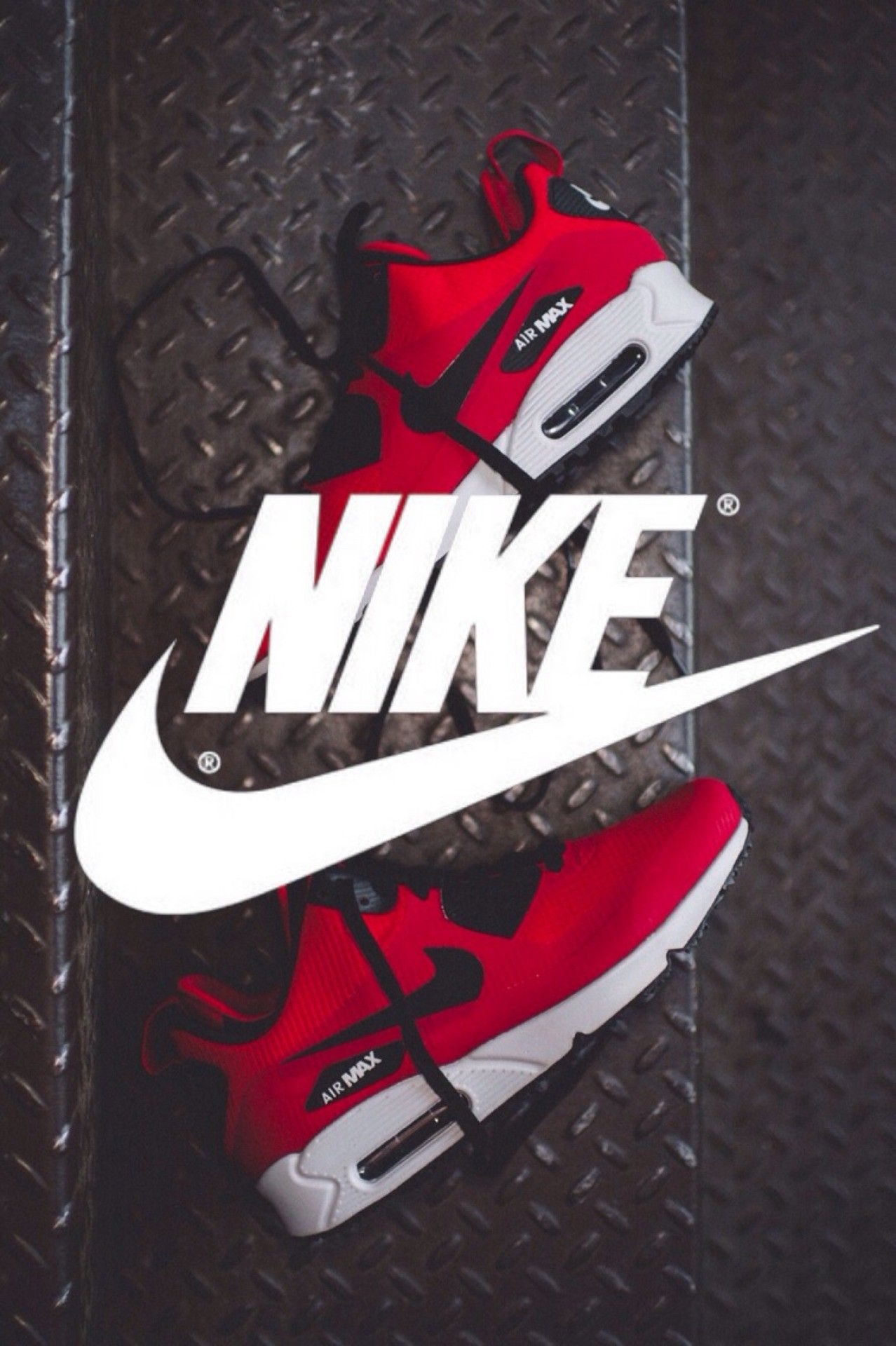 Logo Nike scarpe rosse, abbigliamento sportivo, 1278x1920 Verticale, Mobile