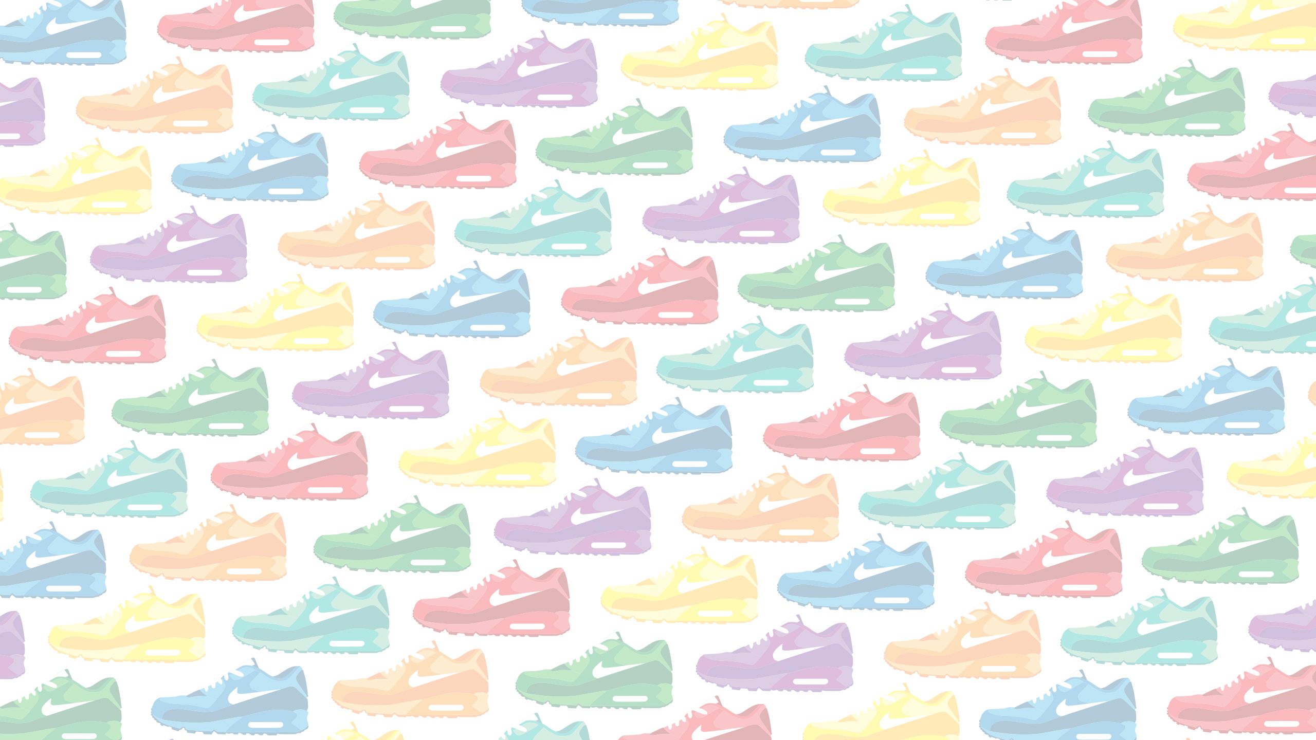 Pattern scarpe pastello colorate, 2560x1440 QHD, Monitor Gaming