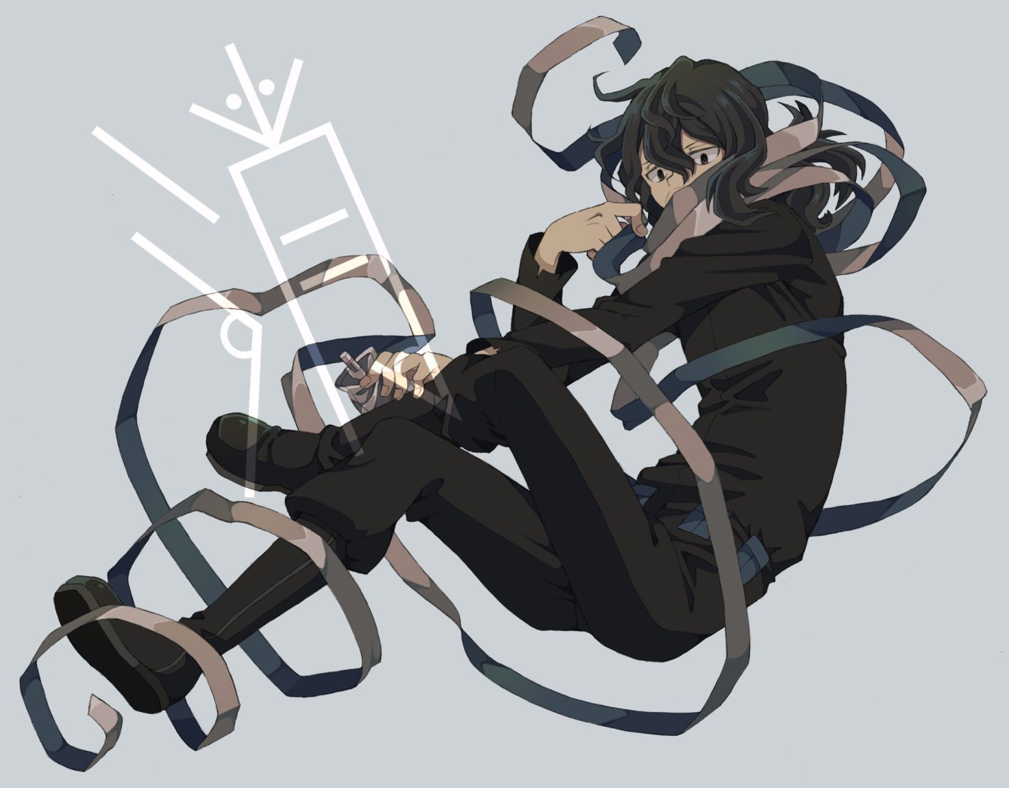 Aizawa Shota, BNHA, minimalista, 1473x1150 720p, Lenovo Legion