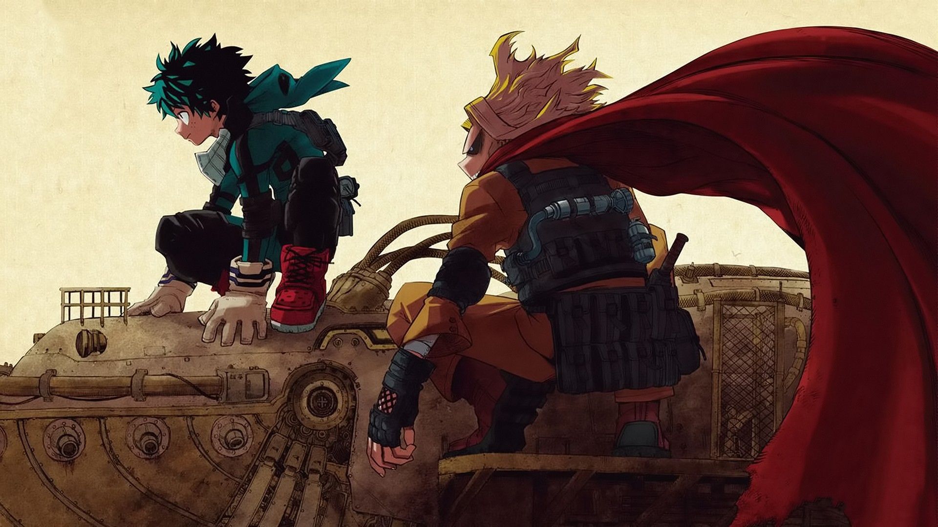 Deku e Bakugo, My Hero Academia, anime shonen, 1920x1080 1080p, Desktop