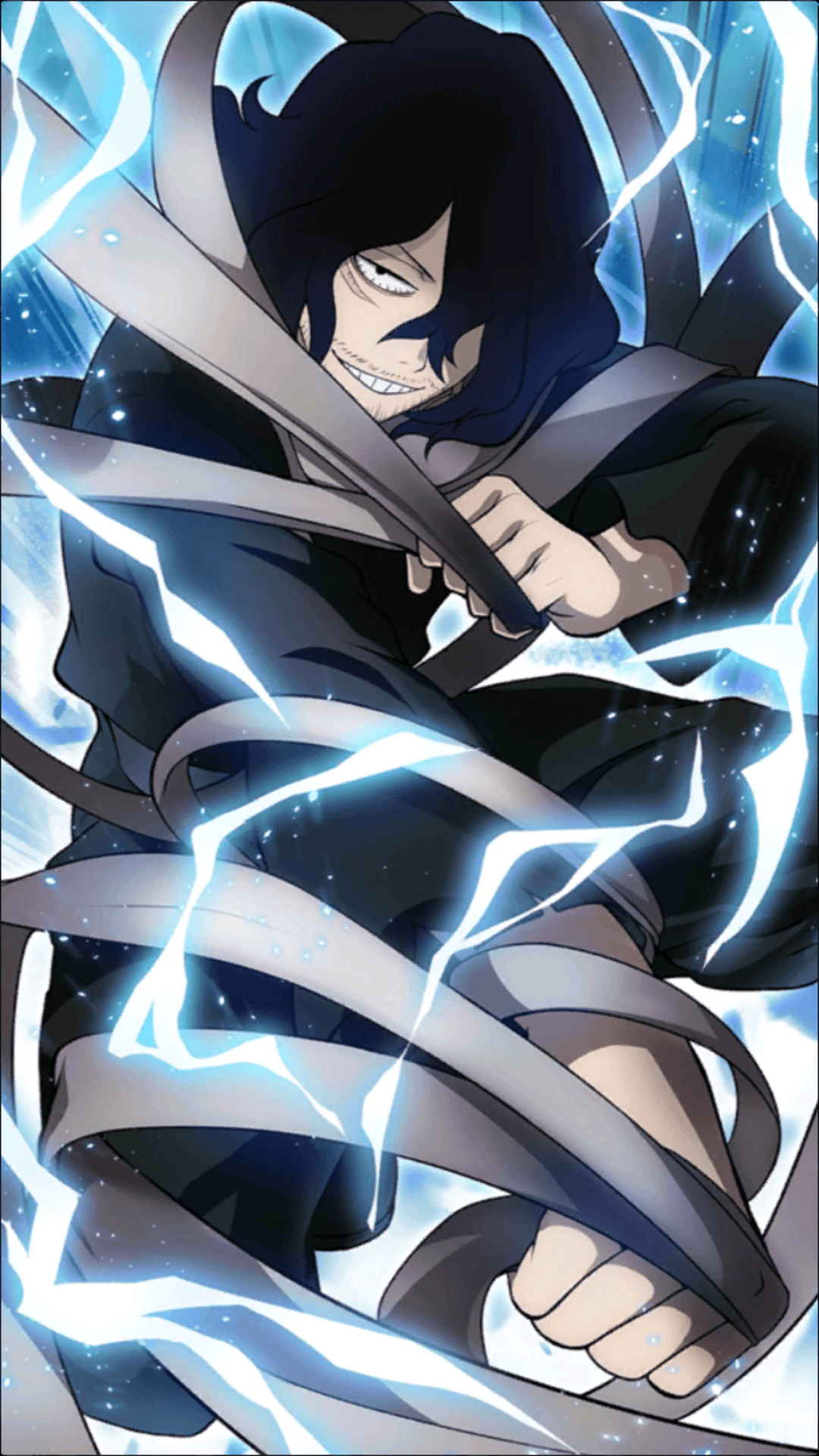 Aizawa Shota, My Hero Academia, anime shonen, 1080x1920 Full HD Verticale, Smartphone