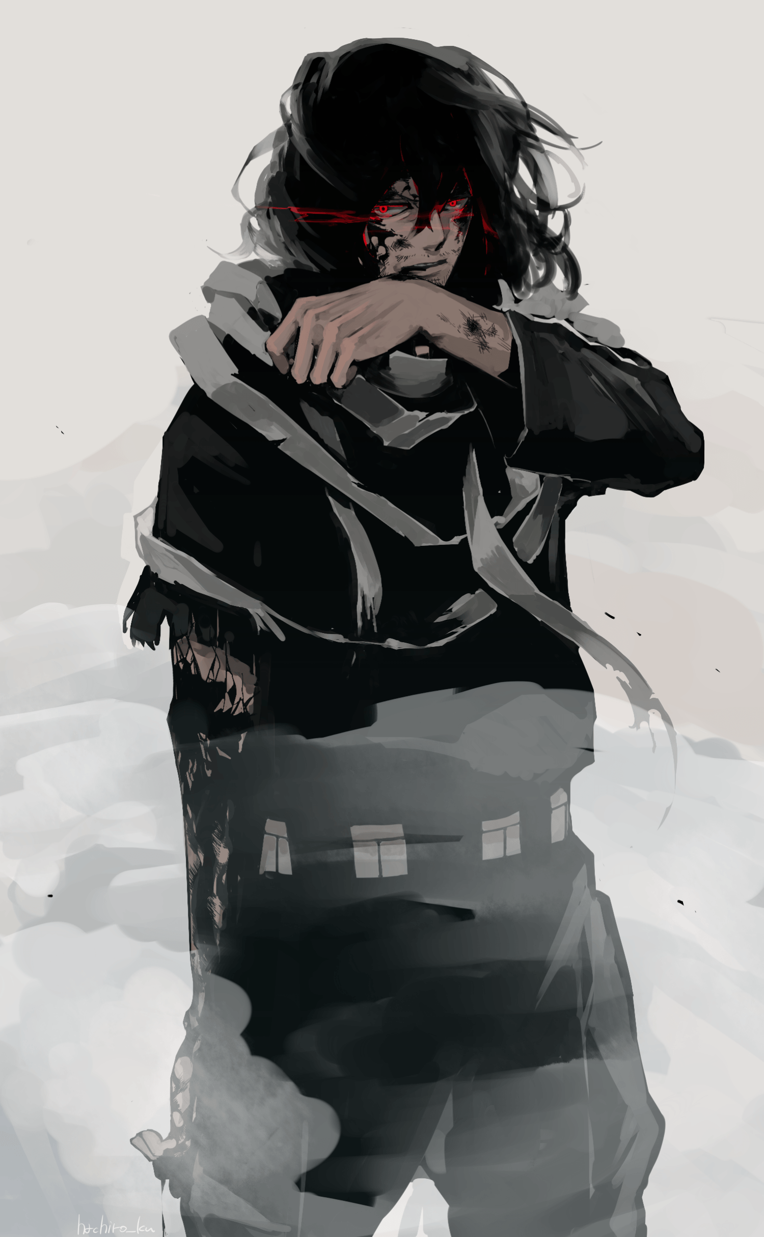 Aizawa Shota BNHA, 1500x2427 Verticale, Telefono