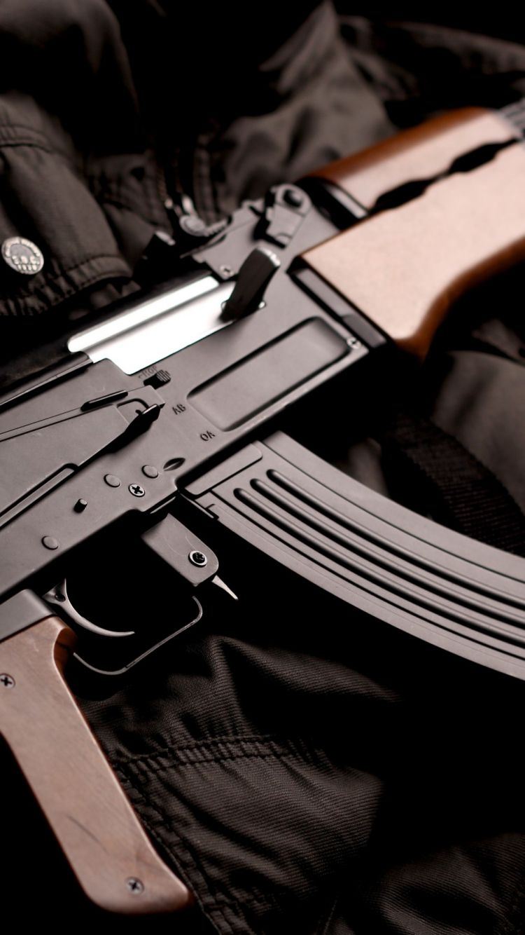 AK-47 fucile bianco decorato, 4296x2141 UHD, PC 4K