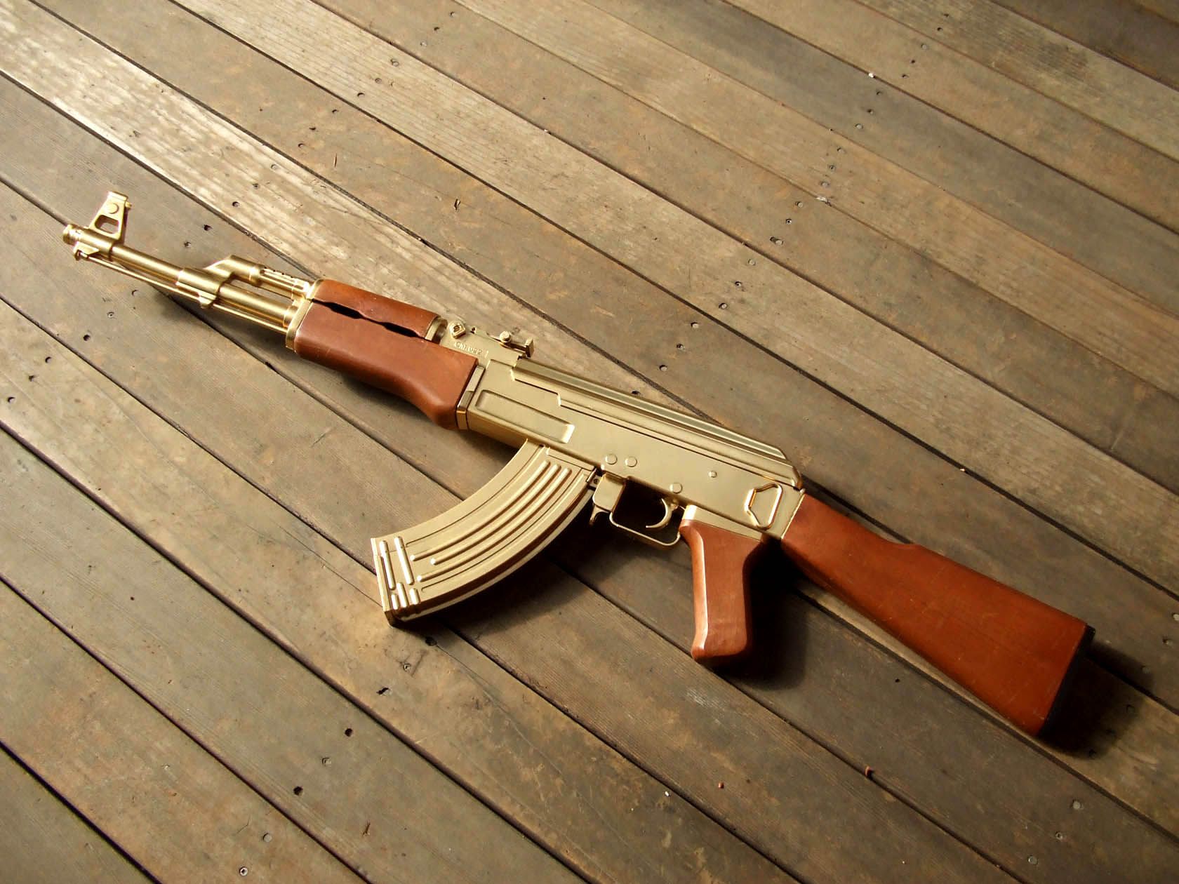 AK-47 raggi X blu, 1280x960 720p, PC