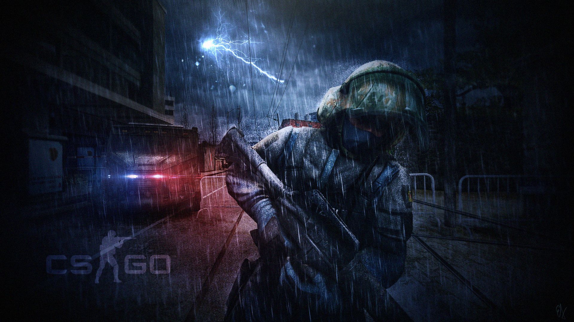 Fucili AK-47 neri incrociati, 1600x900 HD Ready, PC