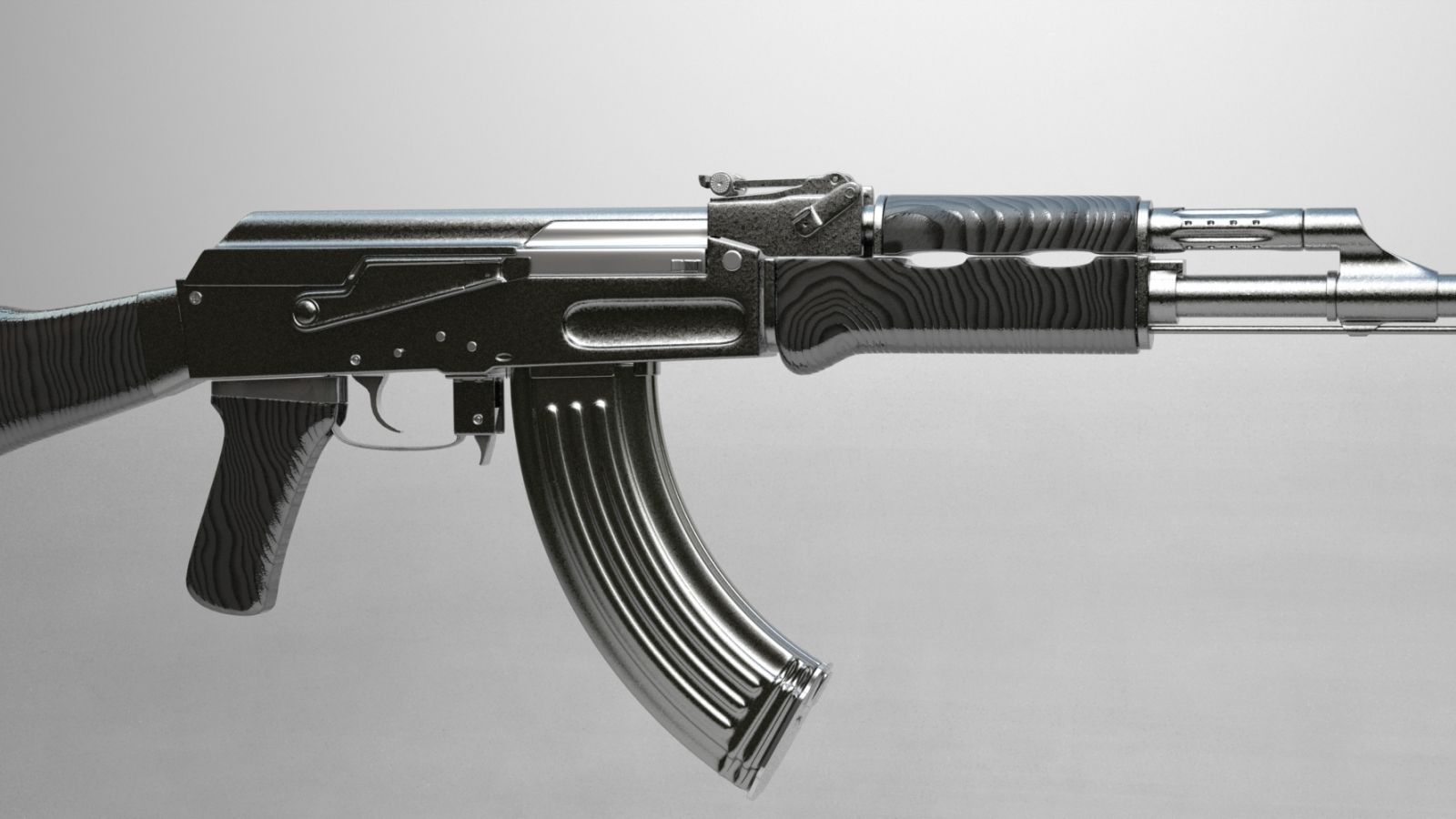 Fucile AK-47 con munizioni, 1920x1200 WUXGA, Desktop