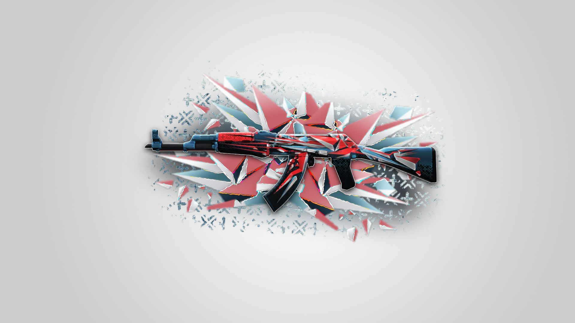 AK-47 grafica astratta CSGO, 1920x1080 Full HD, PC Desktop
