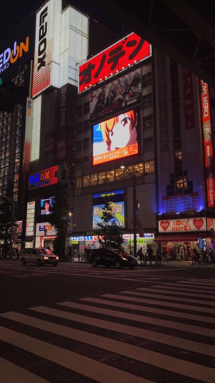 Akihabara Tokyo notte insegne, 750x1334 Verticale, Mobile