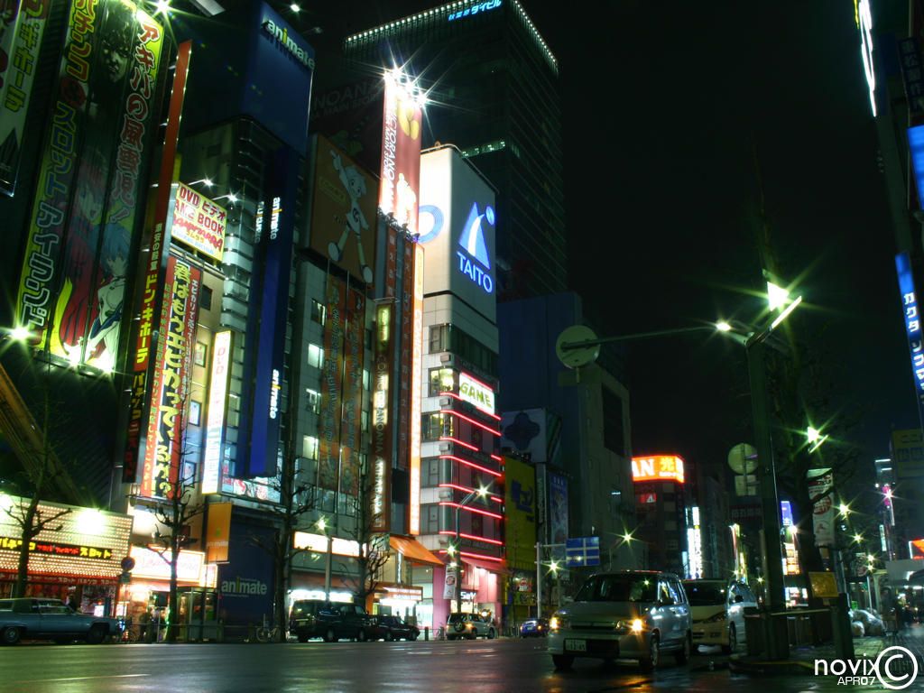 Ristorante Tucano's Akihabara notte, 1920x1080 Full HD 1080p, Desktop