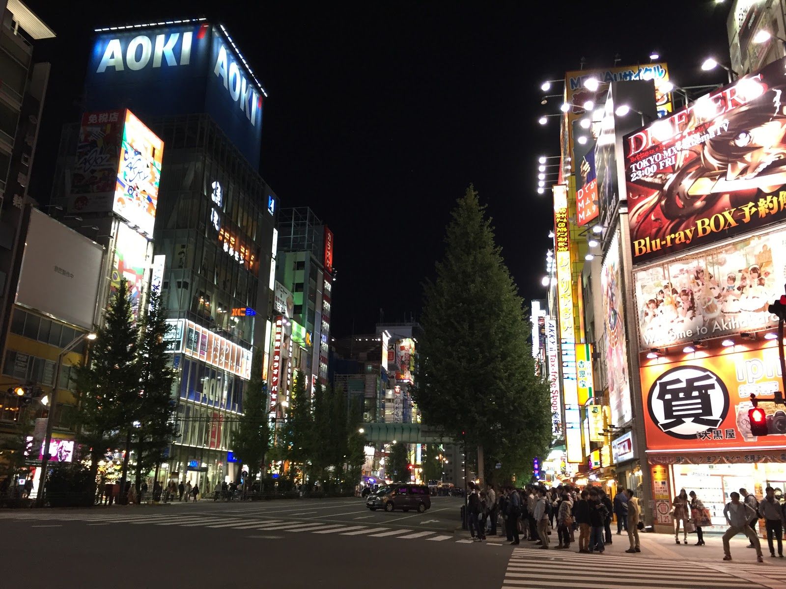 Strada Akihabara di notte, 1024x768 HD, PC