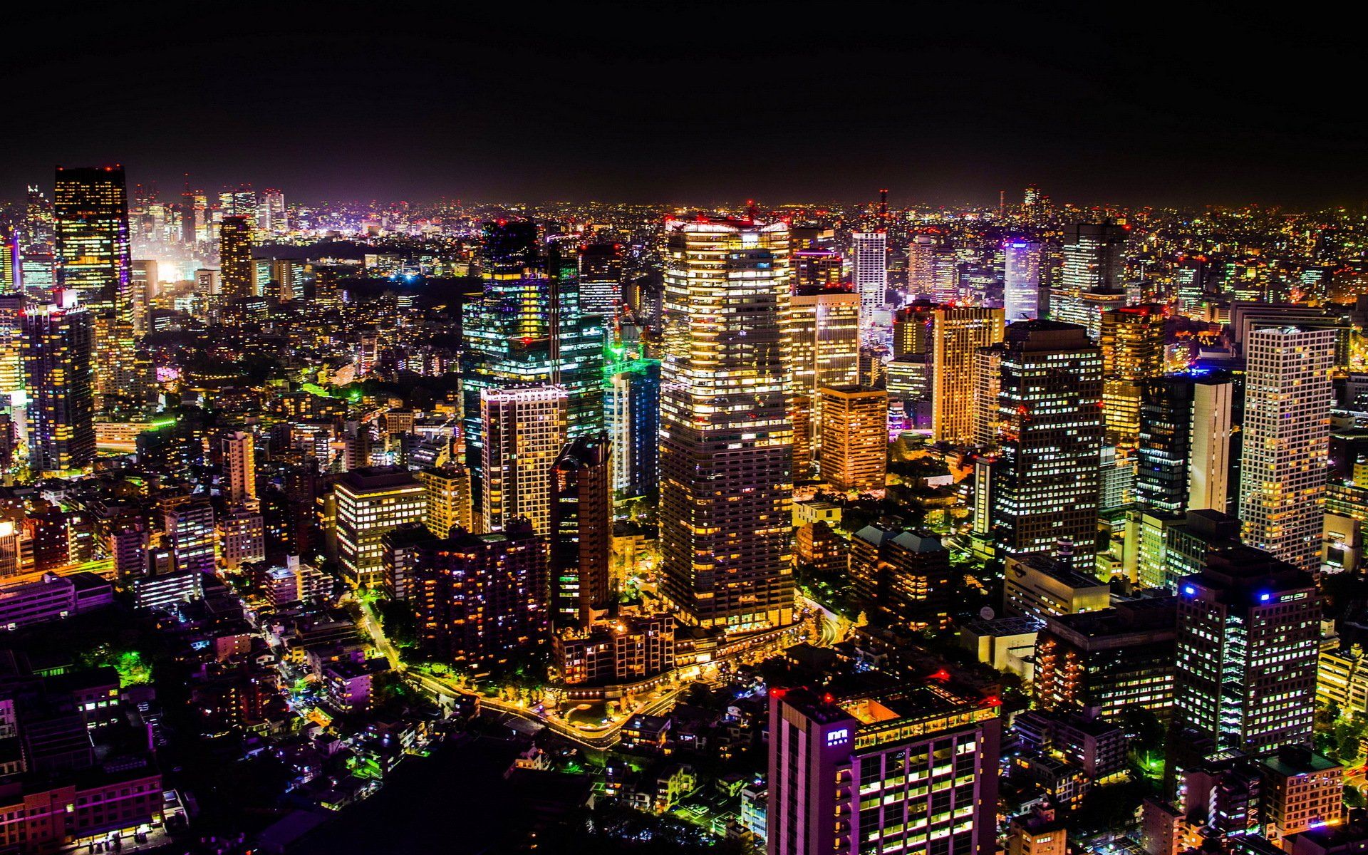 Tokyo Tower skyline notturno, 3840x2160 4K Ultra HD, Monitor 4K