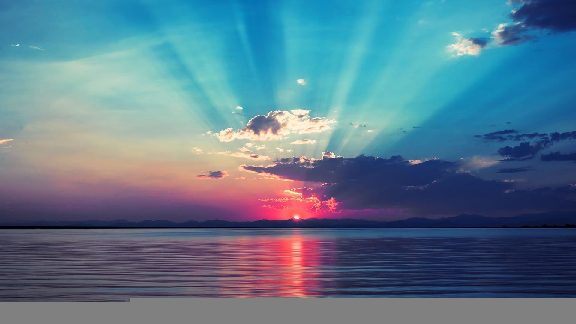 Alba sul mare con nuvole, 1920x1080 1080p, Desktop