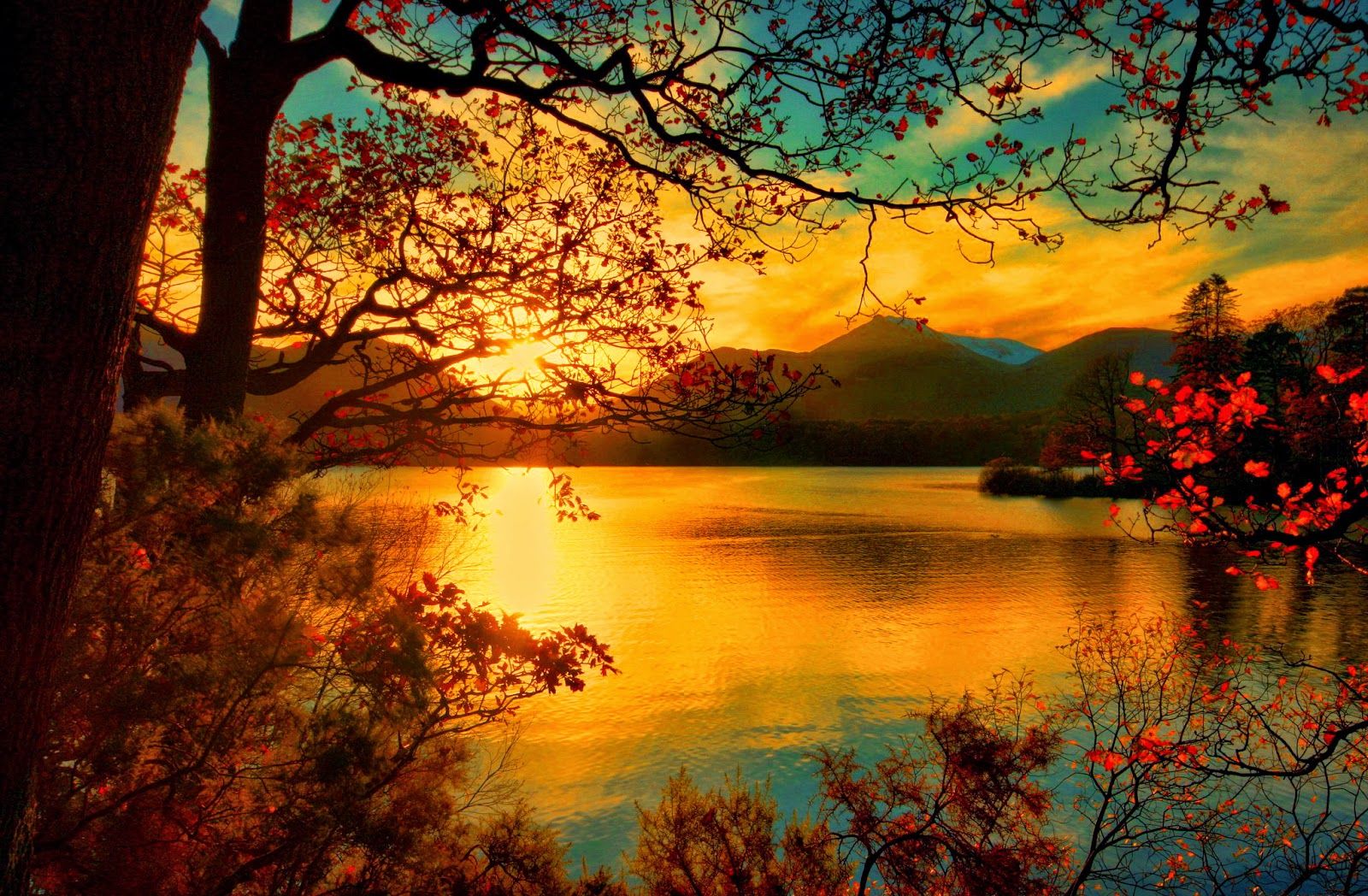 Alba sul mare con rocce, 1920x1080 Full HD, Desktop