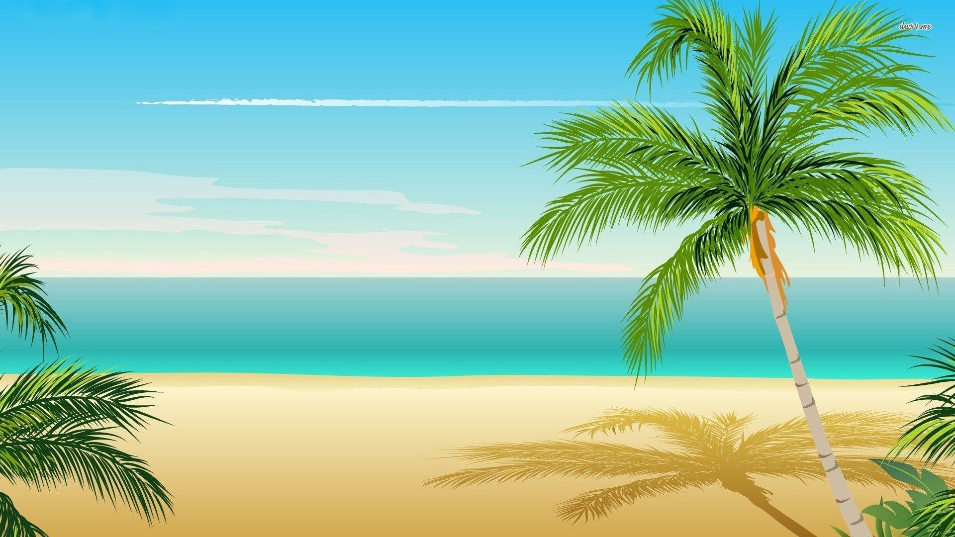 Palme al tramonto dorato, 1920x1080 1080p, Monitor Gaming