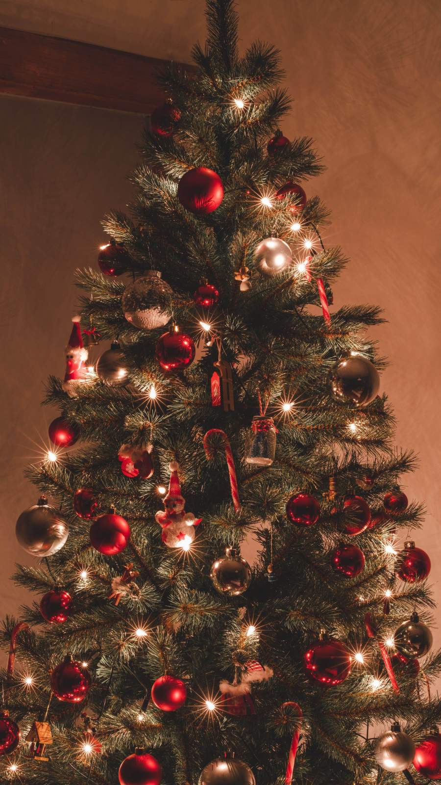 Albero di Natale con luci, 900x1600 Verticale, Mobile