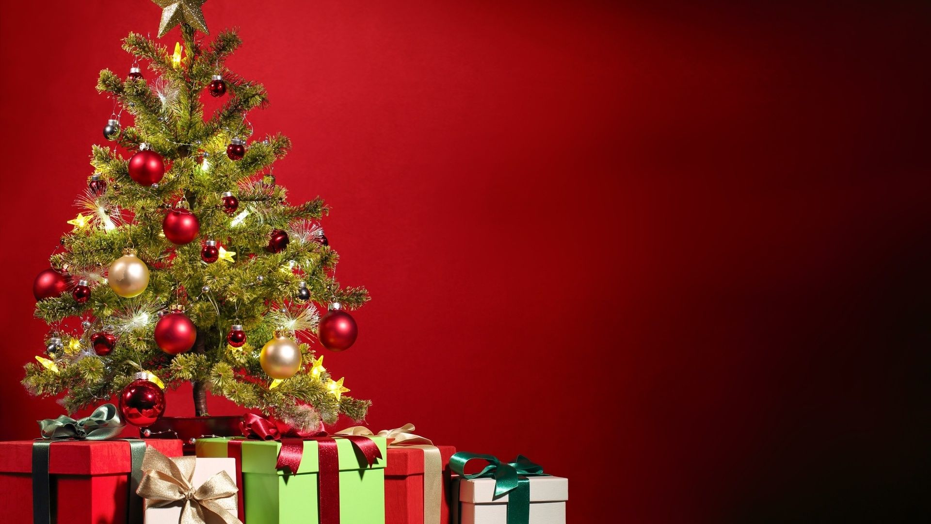 Albero di Natale con regali, 1920x1080 1080p, Desktop