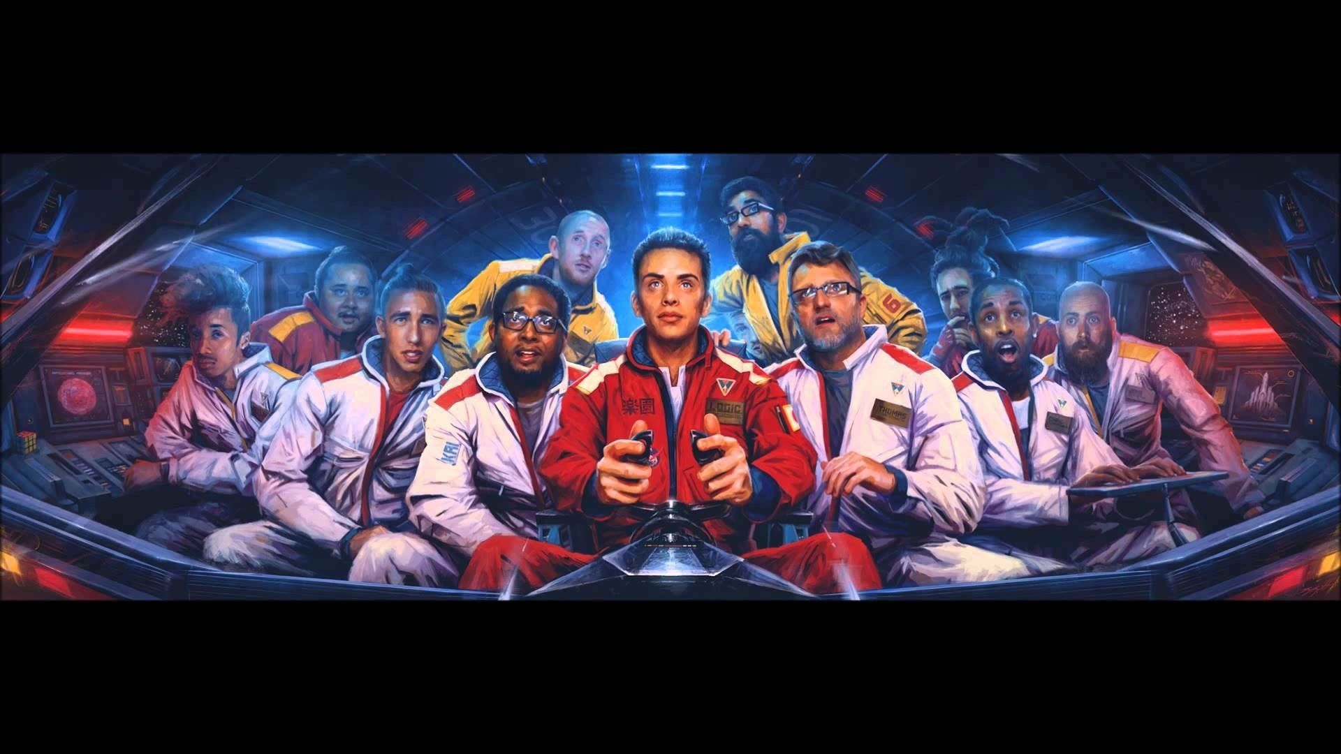Cantante rapper con microfono, sfondo rosso, 1920x1080 1080p, Desktop