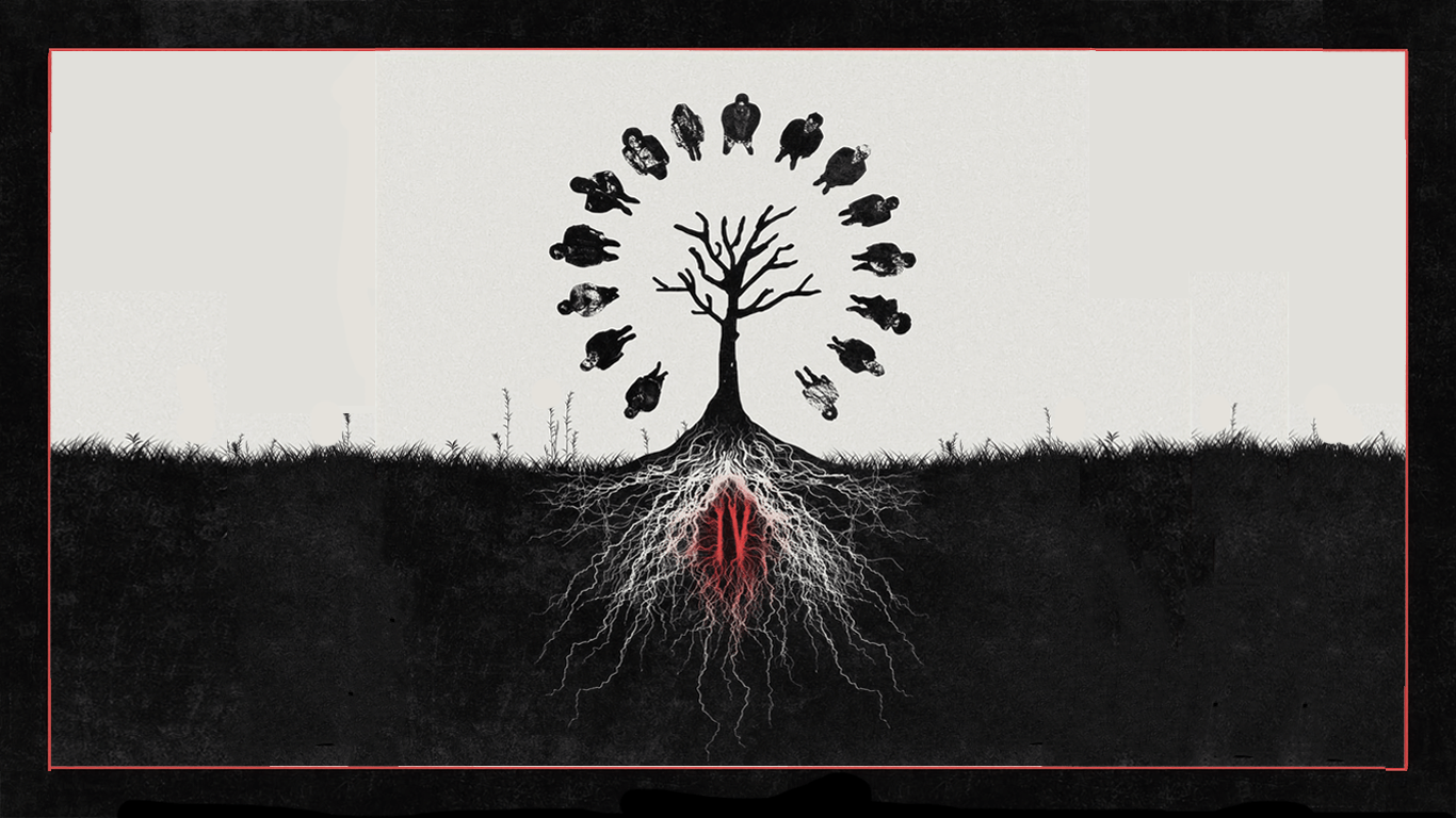 Albero con radici, cuore rosso, 1366x768 720p, iMac
