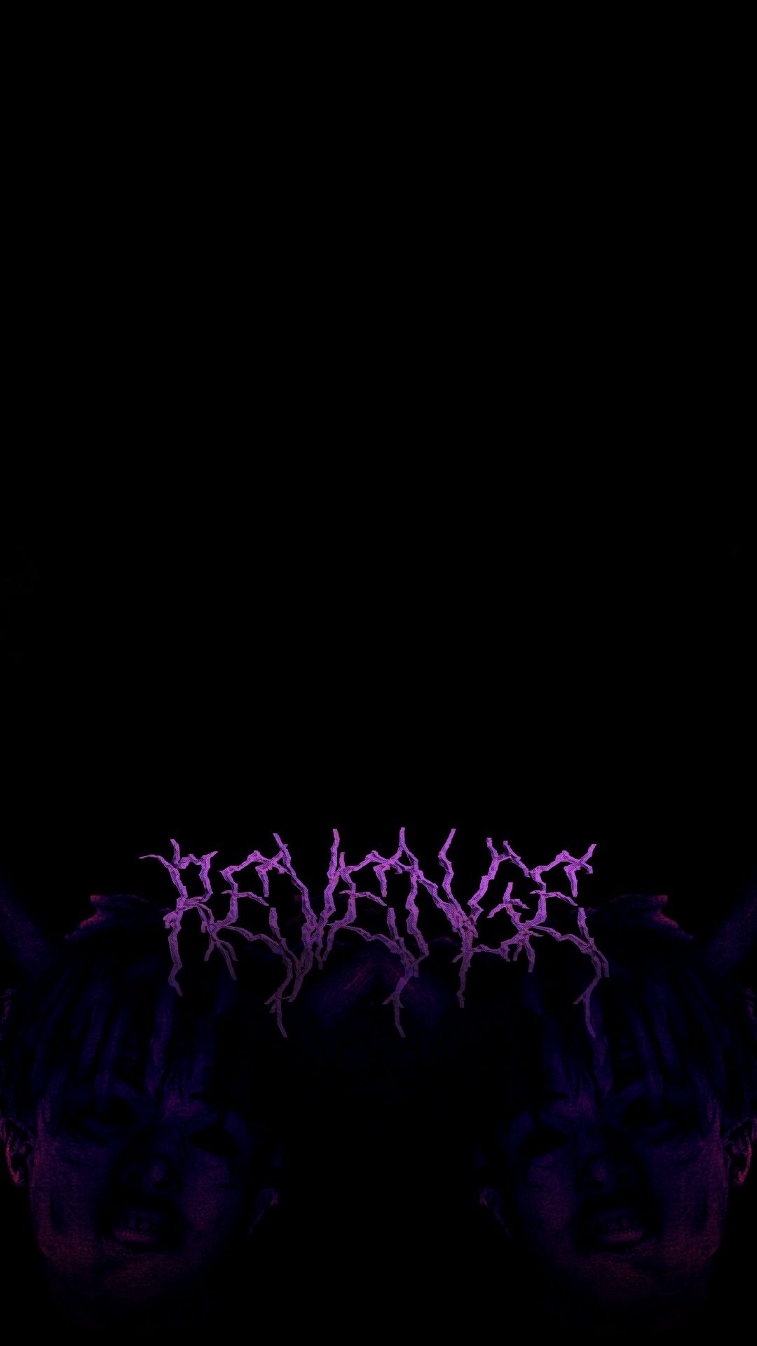 Logo Revenge XXXTentacion viola, 1080x1920 Full HD Verticale, iPhone