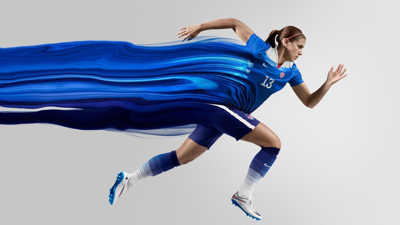 Calciatrice Nike divisa blu, 1600x900 900p, Desktop