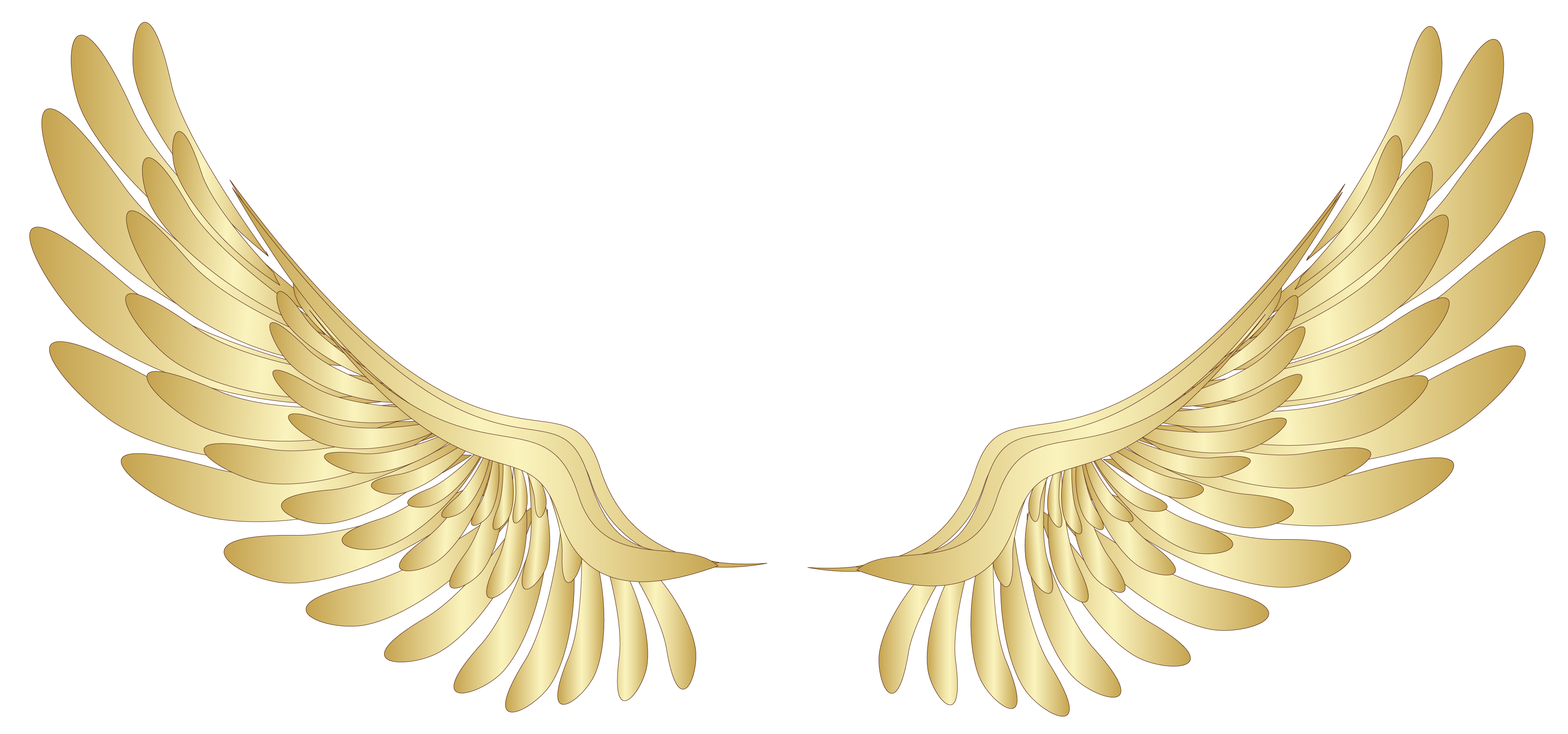Ali d'angelo dorate, 3784x1771 2K+, Desktop