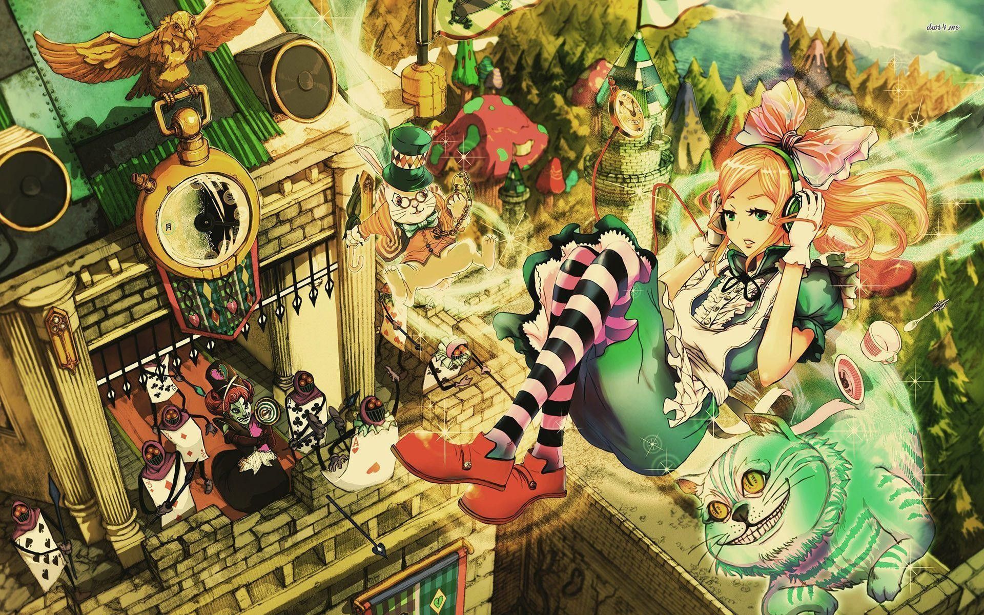Alice Cappellaio Stregatto anime steampunk, 1920x1200 WUXGA, PC