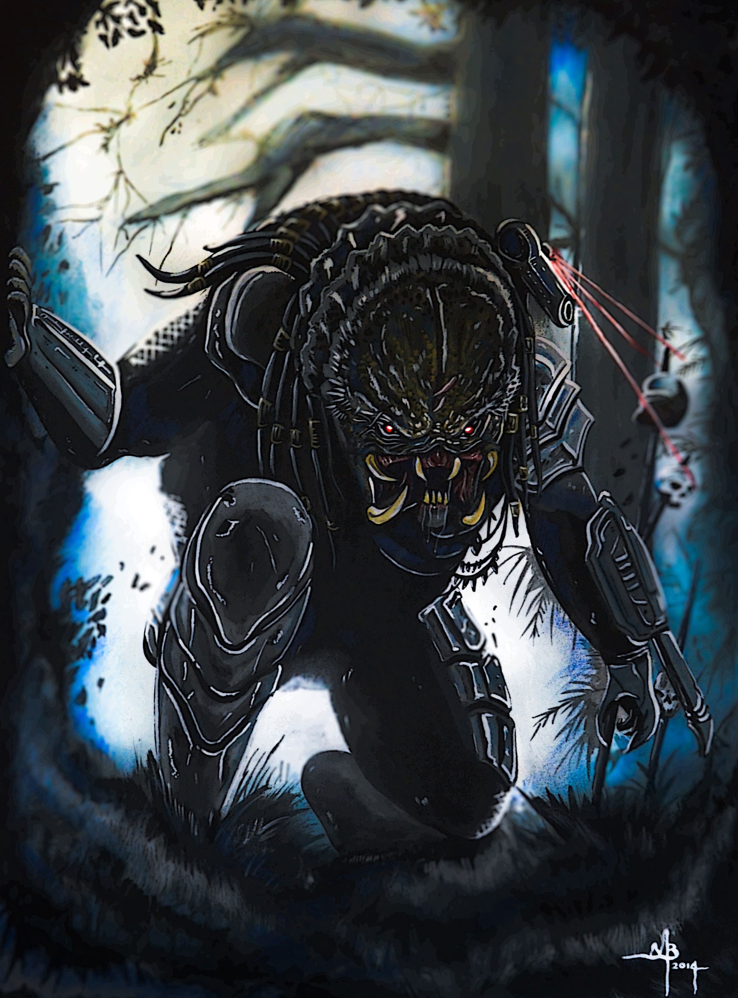 Predator con teschi celtici, 2560x1600 WQXGA, Desktop