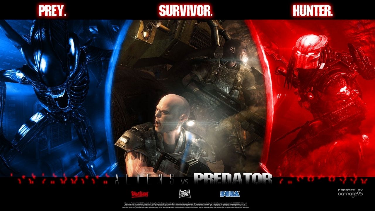 Alien vs Predator poster, 1280x720 720p, iMac