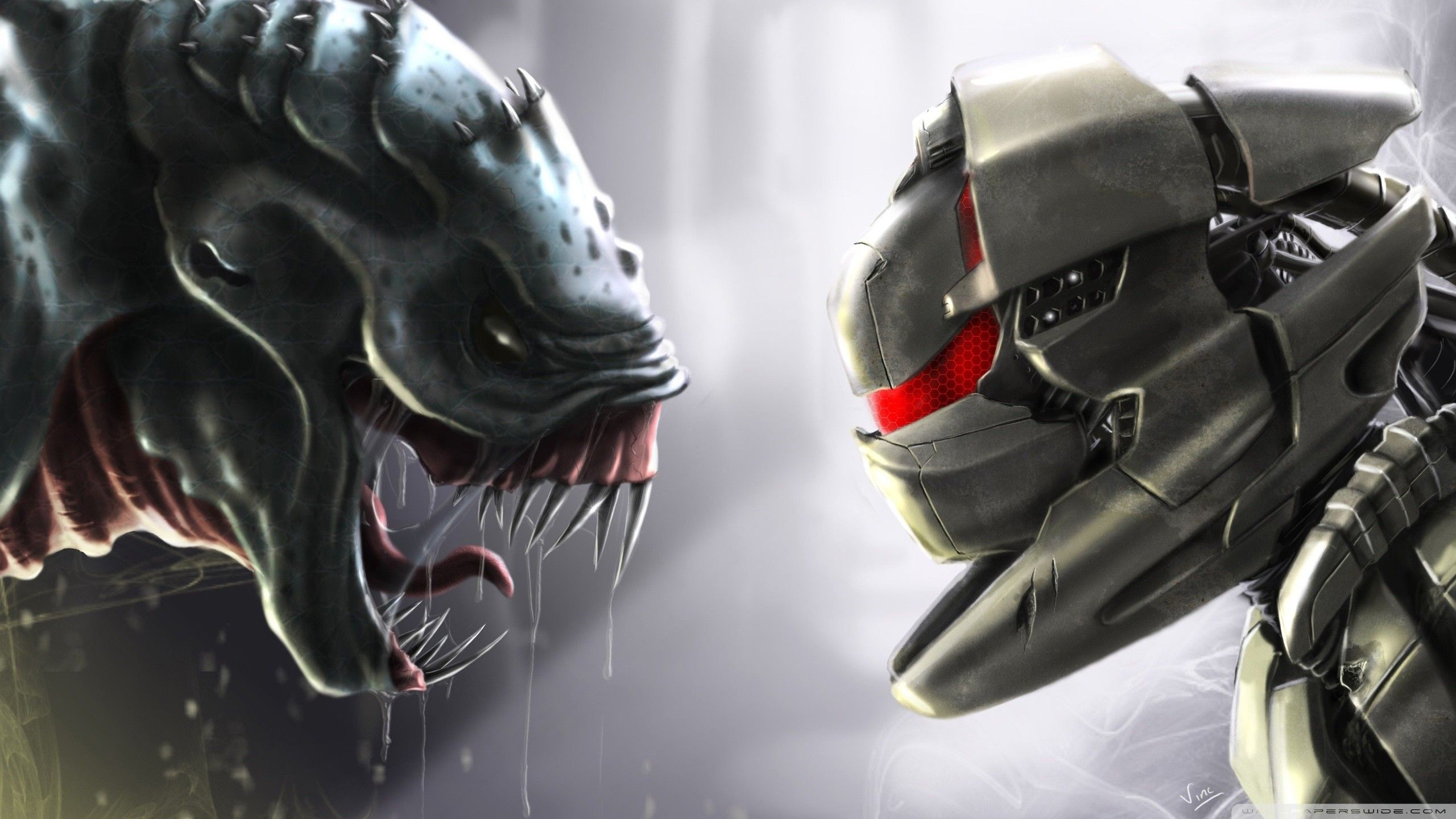 Alien contro Predator, 2560x1440 QHD, Laptop