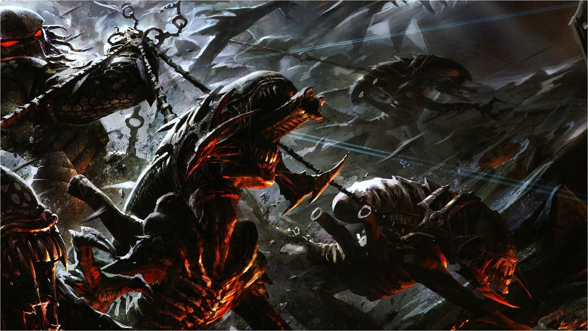 Alien vs Predator battaglia, 1920x1080 1080p, PC Desktop