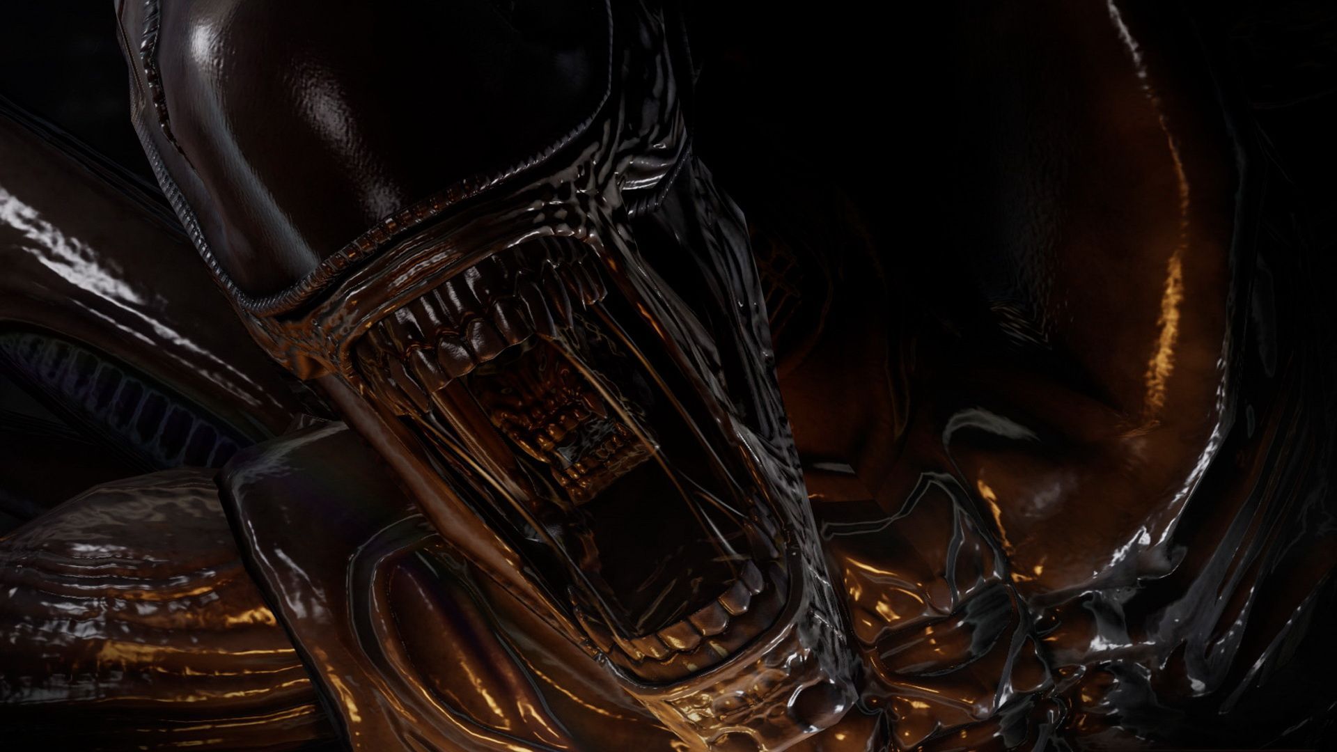 Alien testa creatura scura, 1920x1080 1080p, Desktop