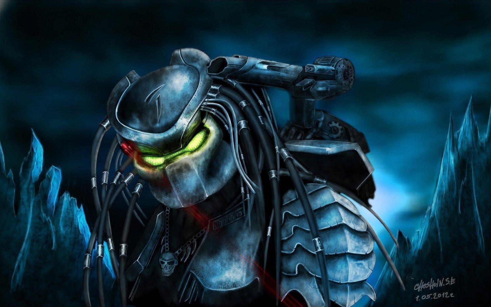 Predator con casco e cannone, 1680x1050 HD, Lenovo Legion