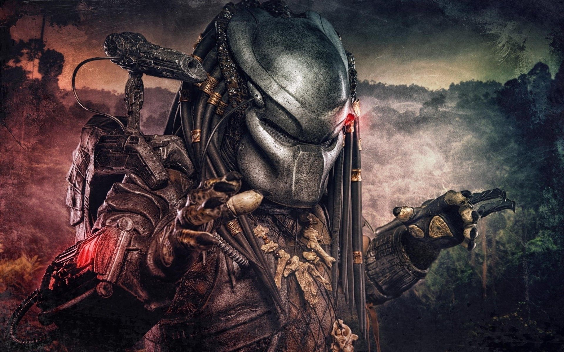 Predator con arma da caccia, 1920x1200 WUXGA, Desktop