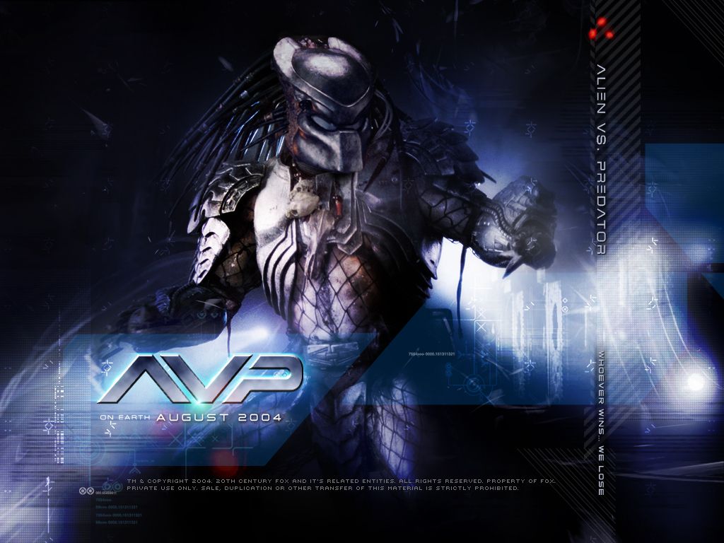 Predator e Alien scontro, 1024x768 HD, PC Desktop