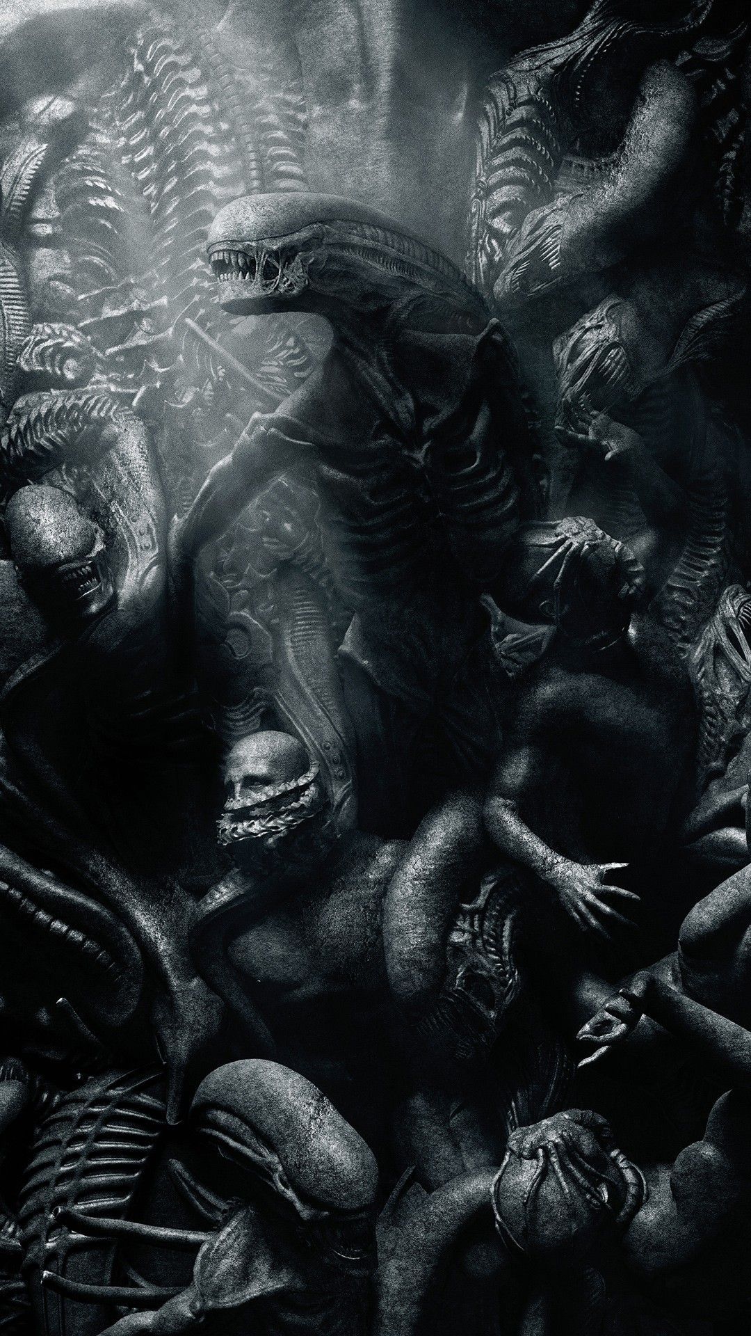 Alieno xenomorfo blu scuro, 1920x1080 Full HD 1080p, Monitor Gaming
