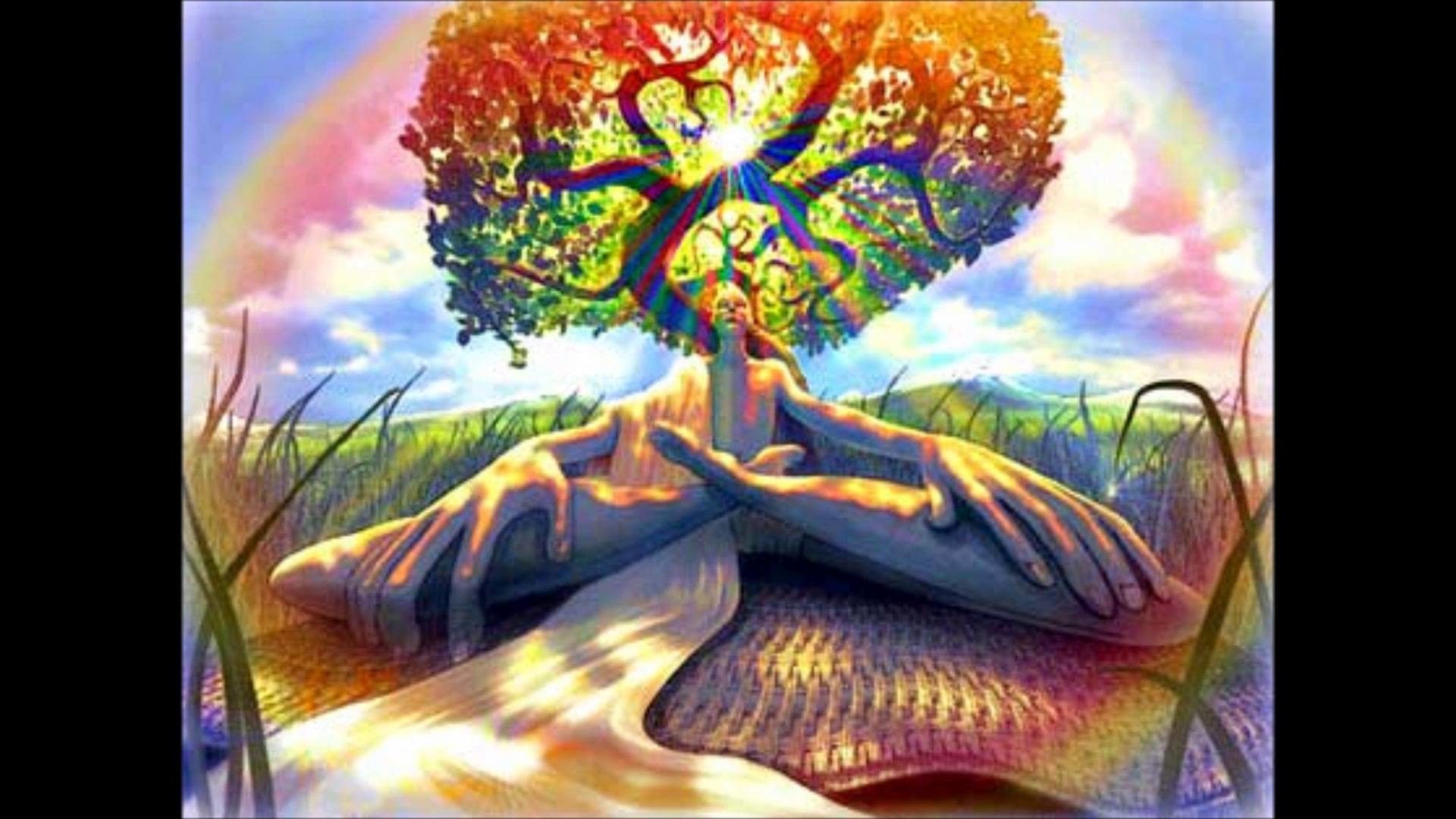 Mani albero psichedelico arcobaleno, 1920x1080 1080p, PC Desktop