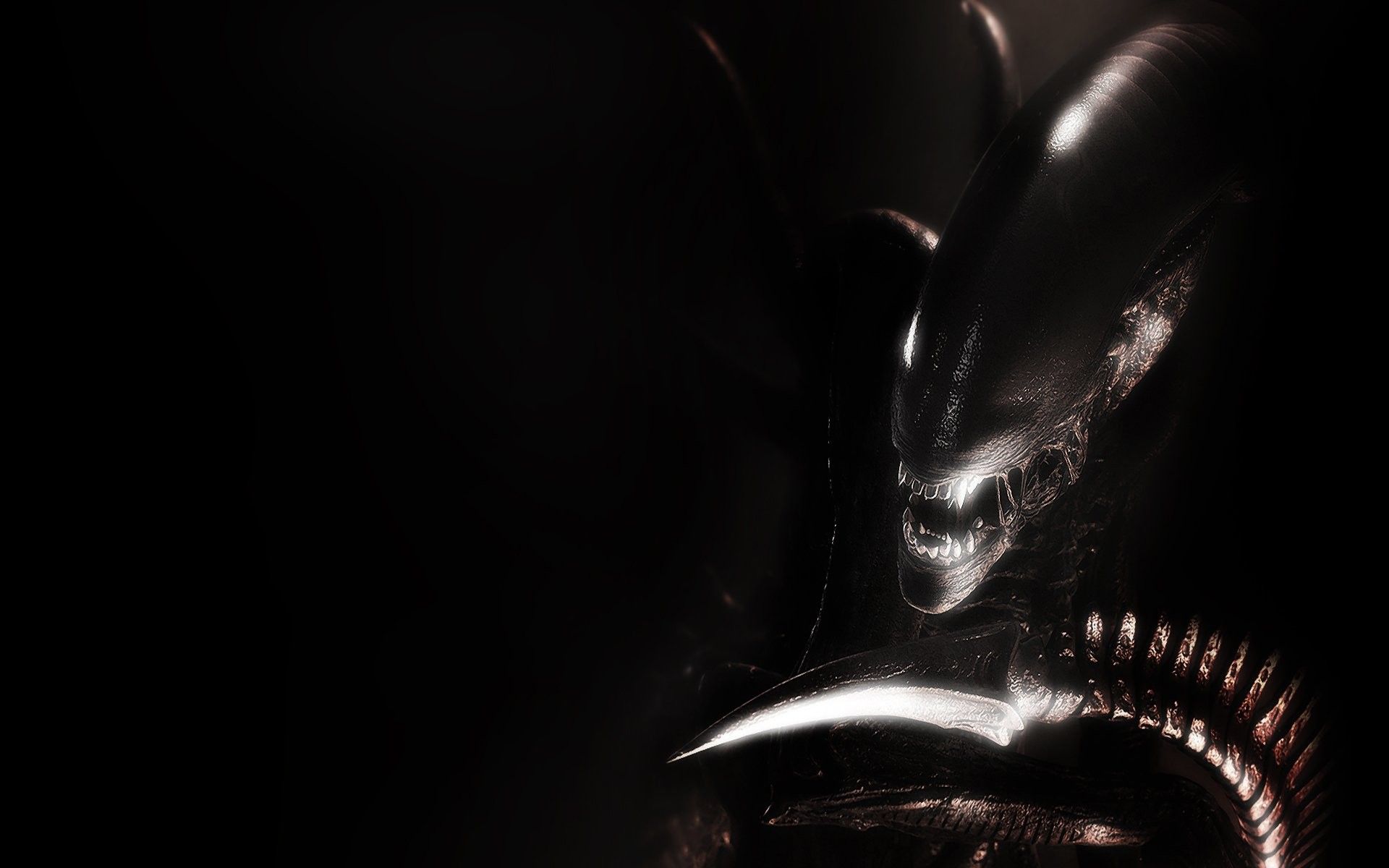 Alieno Xenomorfo testa scura, 1920x1200 Full HD+ WUXGA, Desktop