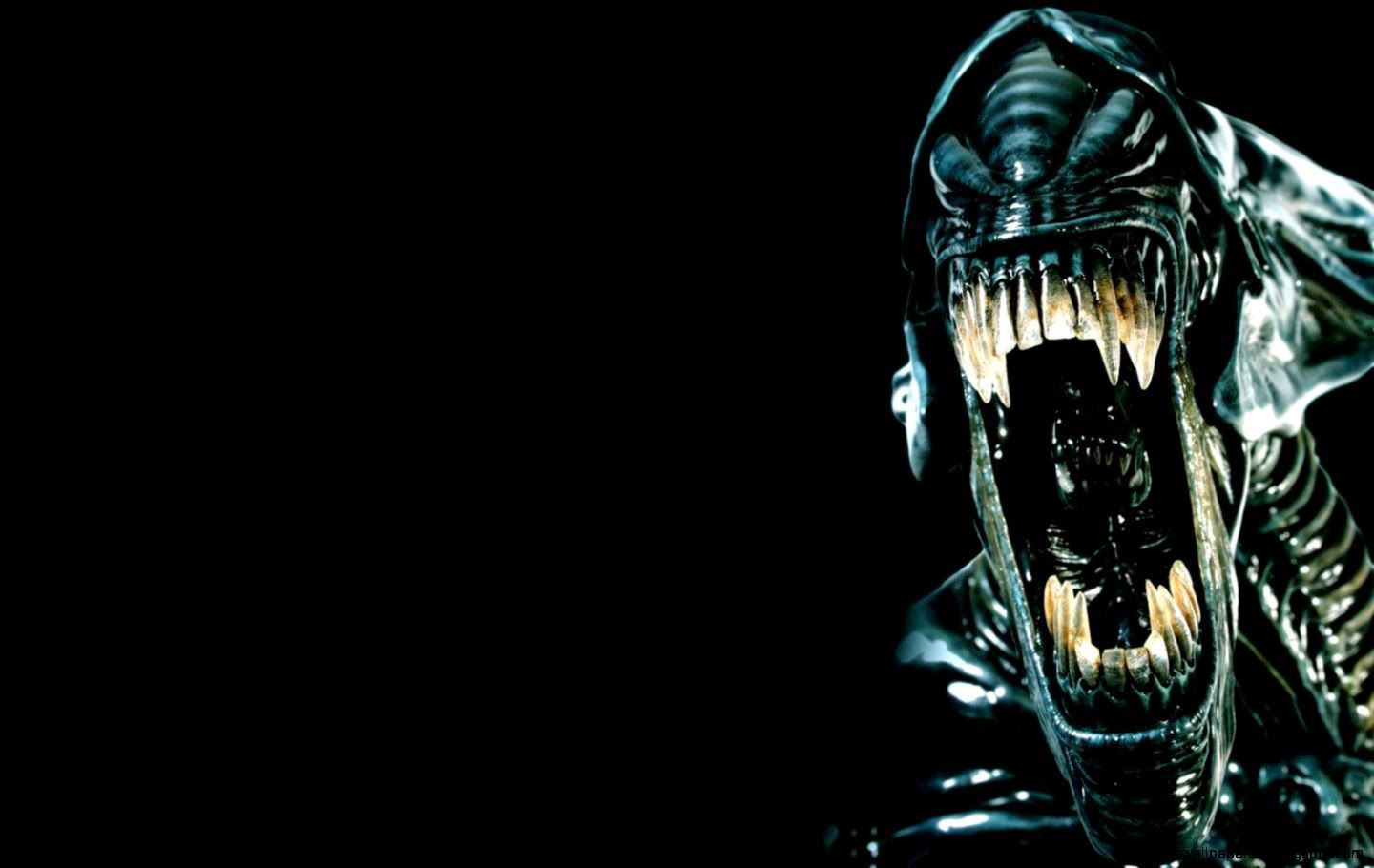 Alieno Xenomorfo con fauci aperte, 1440x910 720p, Laptop