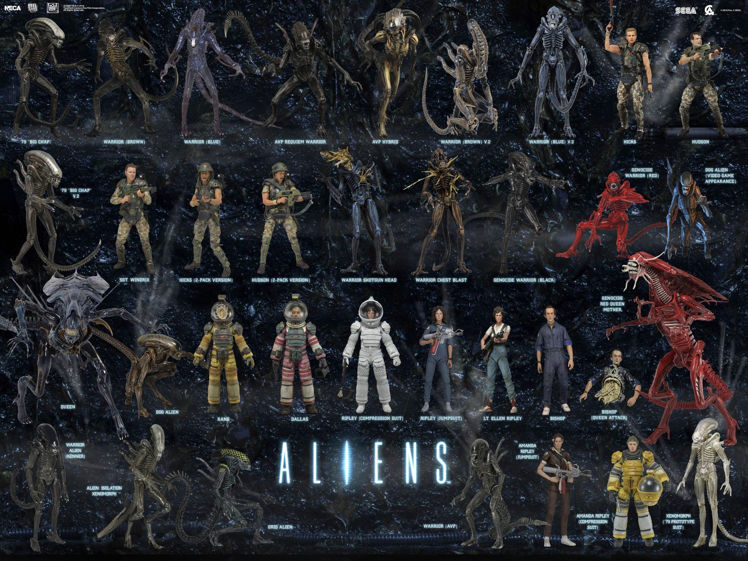 Personaggi action figure Aliens, 2500x1873 2K, Desktop