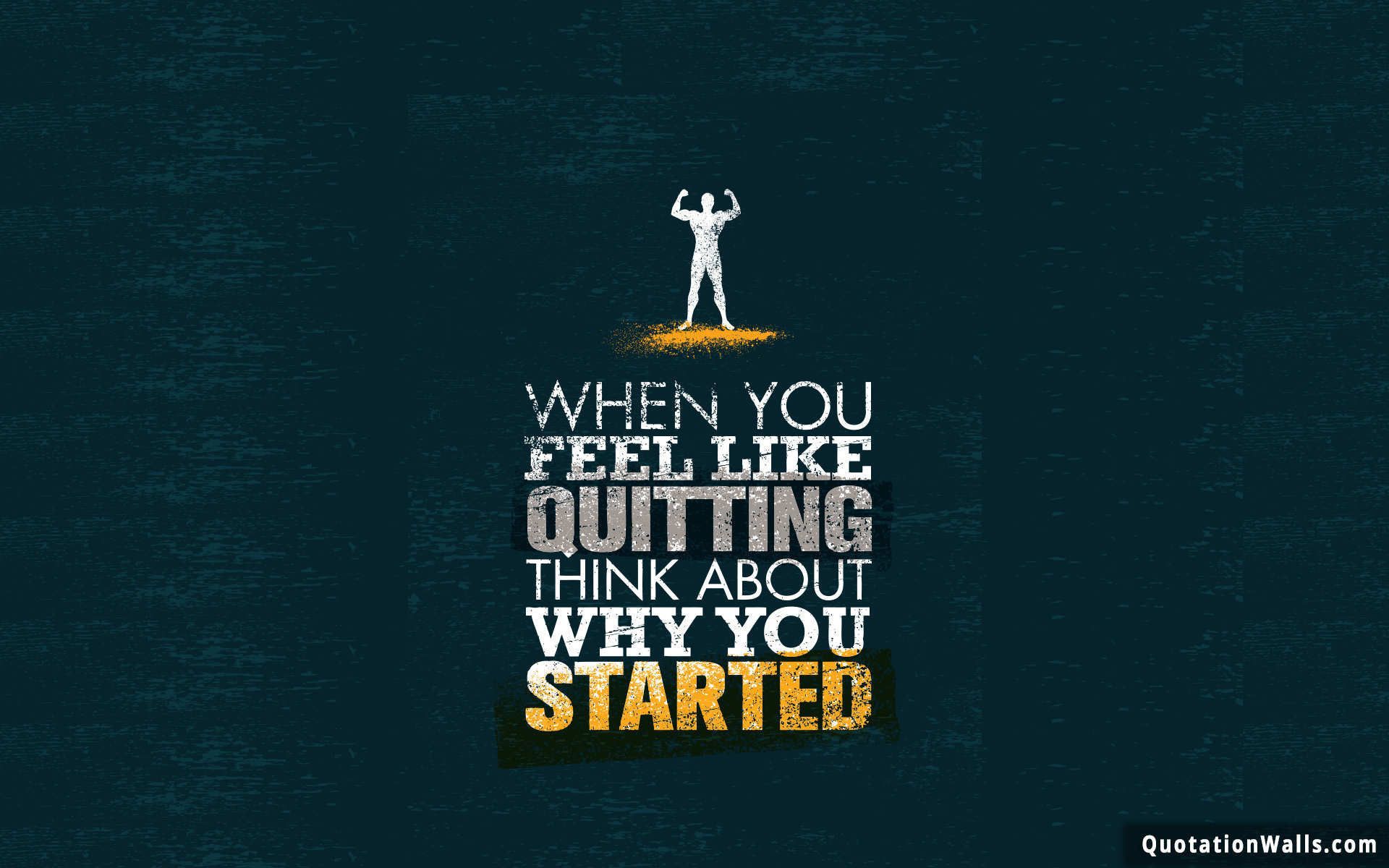 Frase motivazionale con silhouette atleta, 1920x1200 WUXGA, Desktop