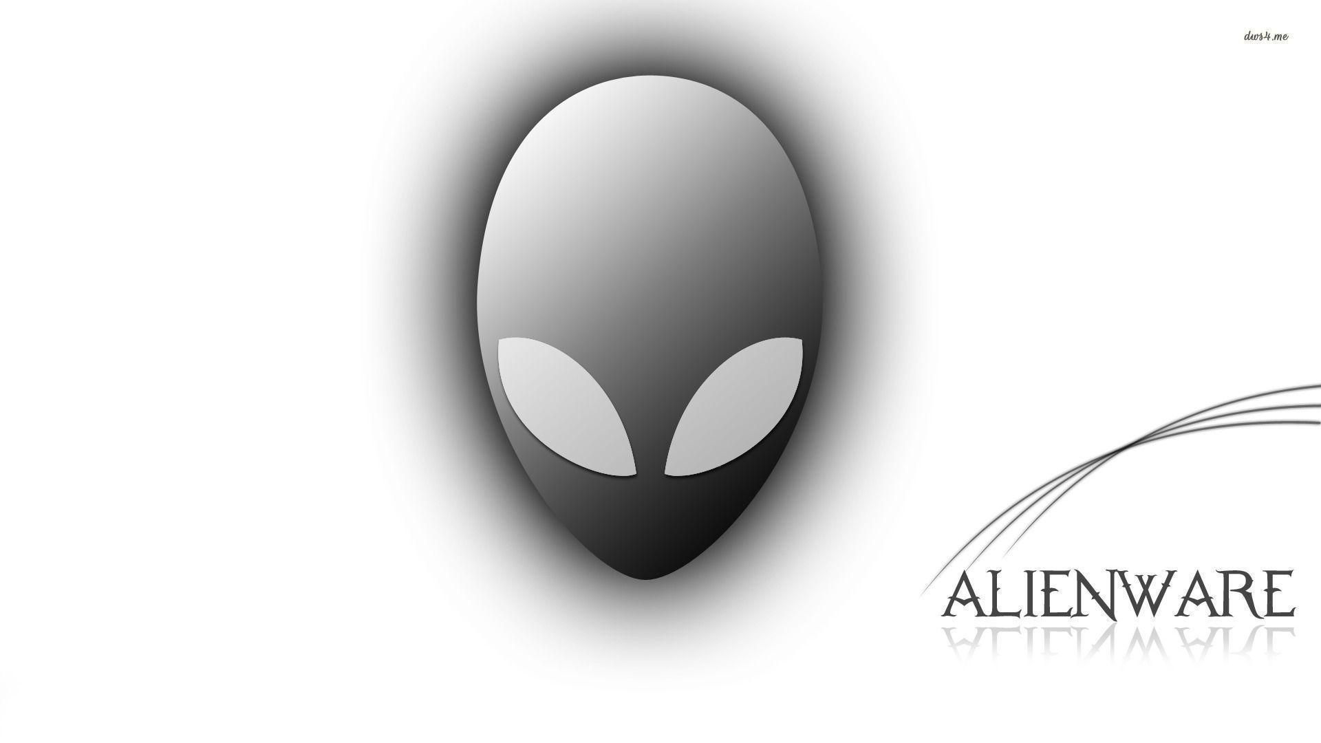 Logo Alienware testa alieno, 1920x1080 Full HD, PC