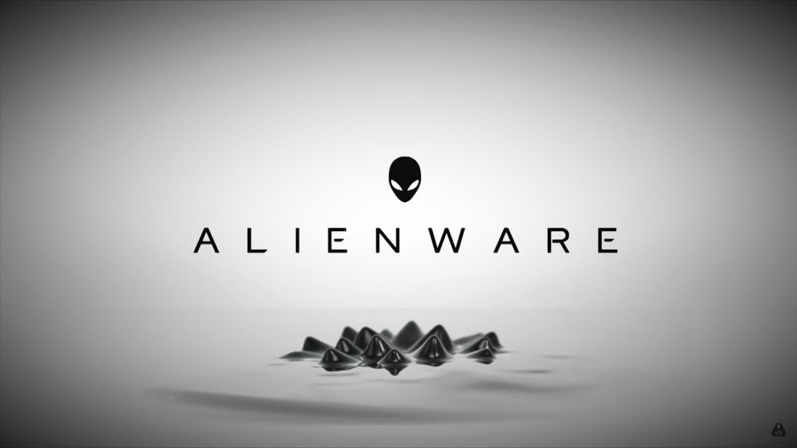 Logo Alienware bianco minimalista, Dell, 1600x900 HD Ready, Desktop
