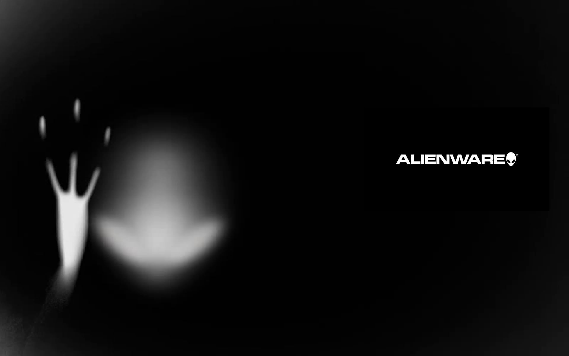 Logo Alienware nero e bianco, 1920x1200 Full HD+ WUXGA, PC