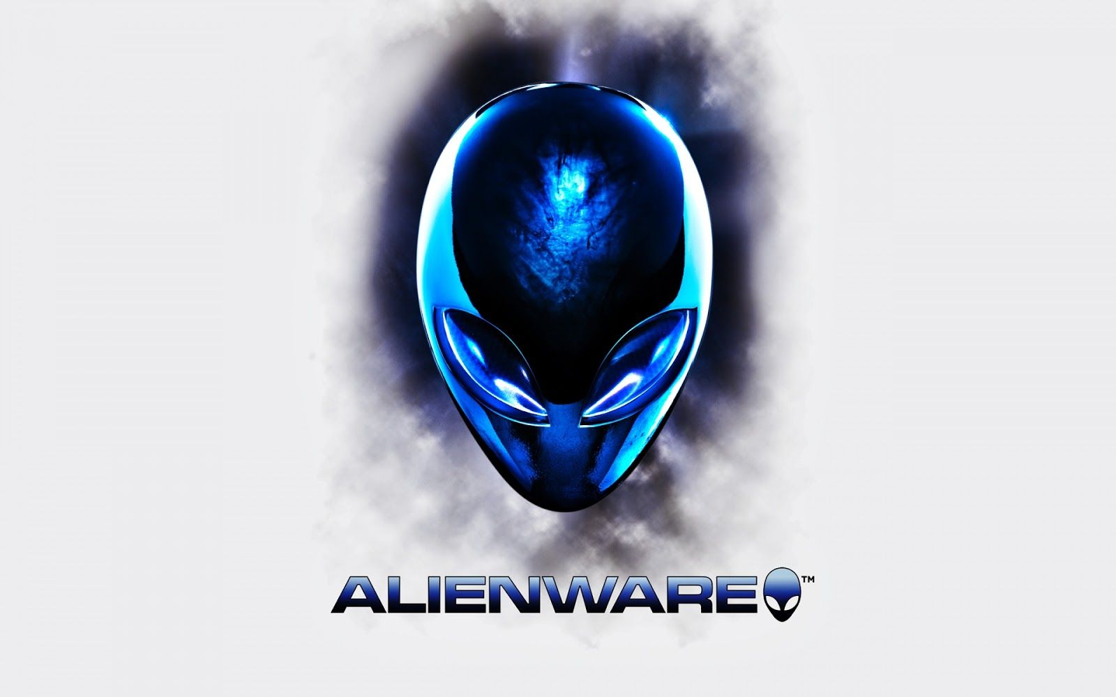 Logo Alienware bianco e nero, 3440x1440 Ultrawide, Dual Monitor