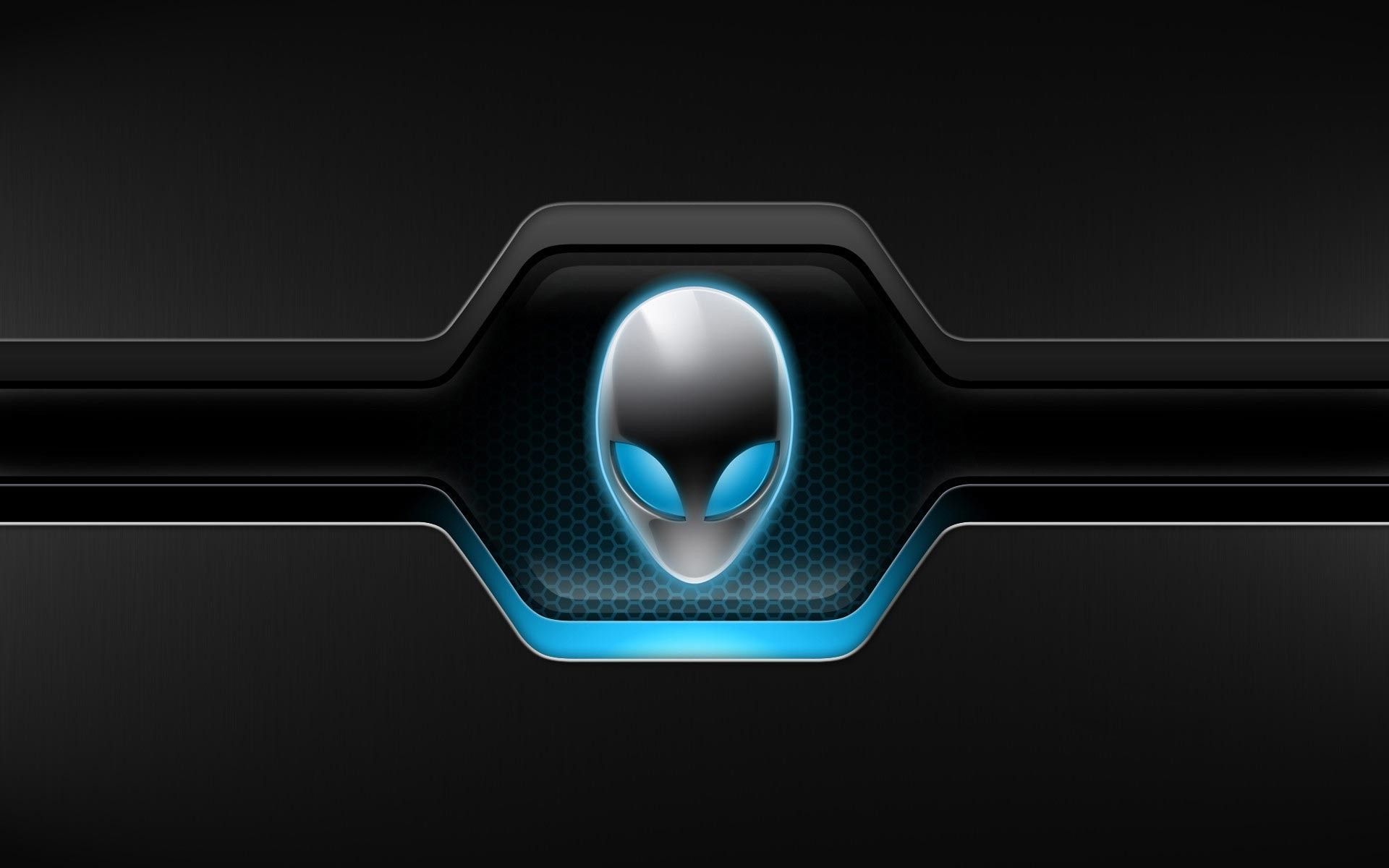 Logo Alienware alieno nero, 1920x1200 Full HD+ WUXGA, Desktop