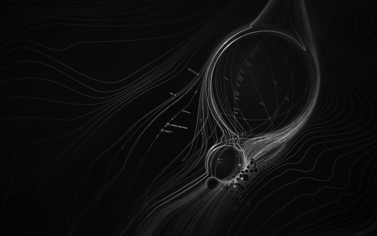 Logo Alienware astratto nero, 1600x1000 HD Ready, PC