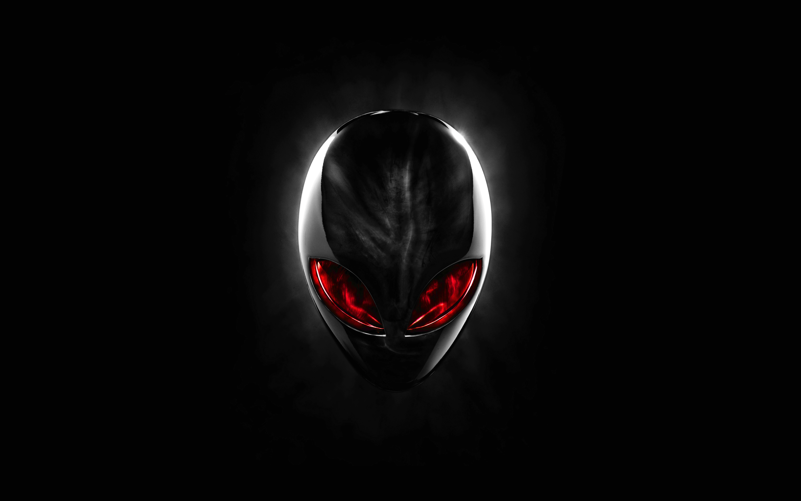Logo Alienware alieno nero, 3360x2100 2K+, Laptop
