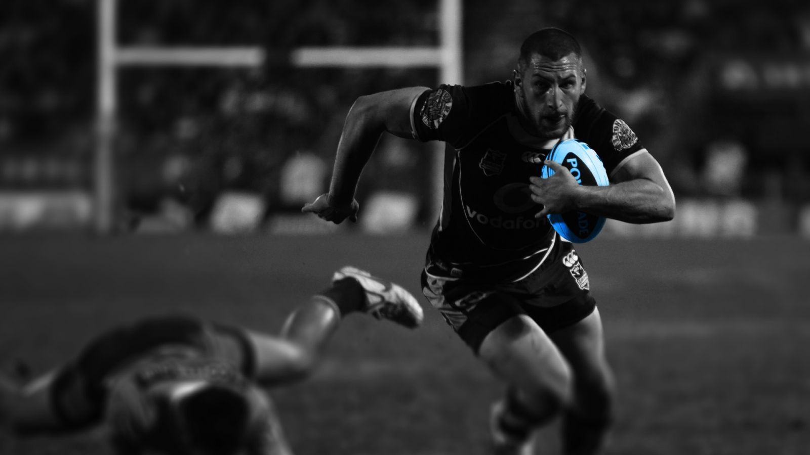 Giocatore rugby All Blacks, 1600x900 900p, PC Desktop