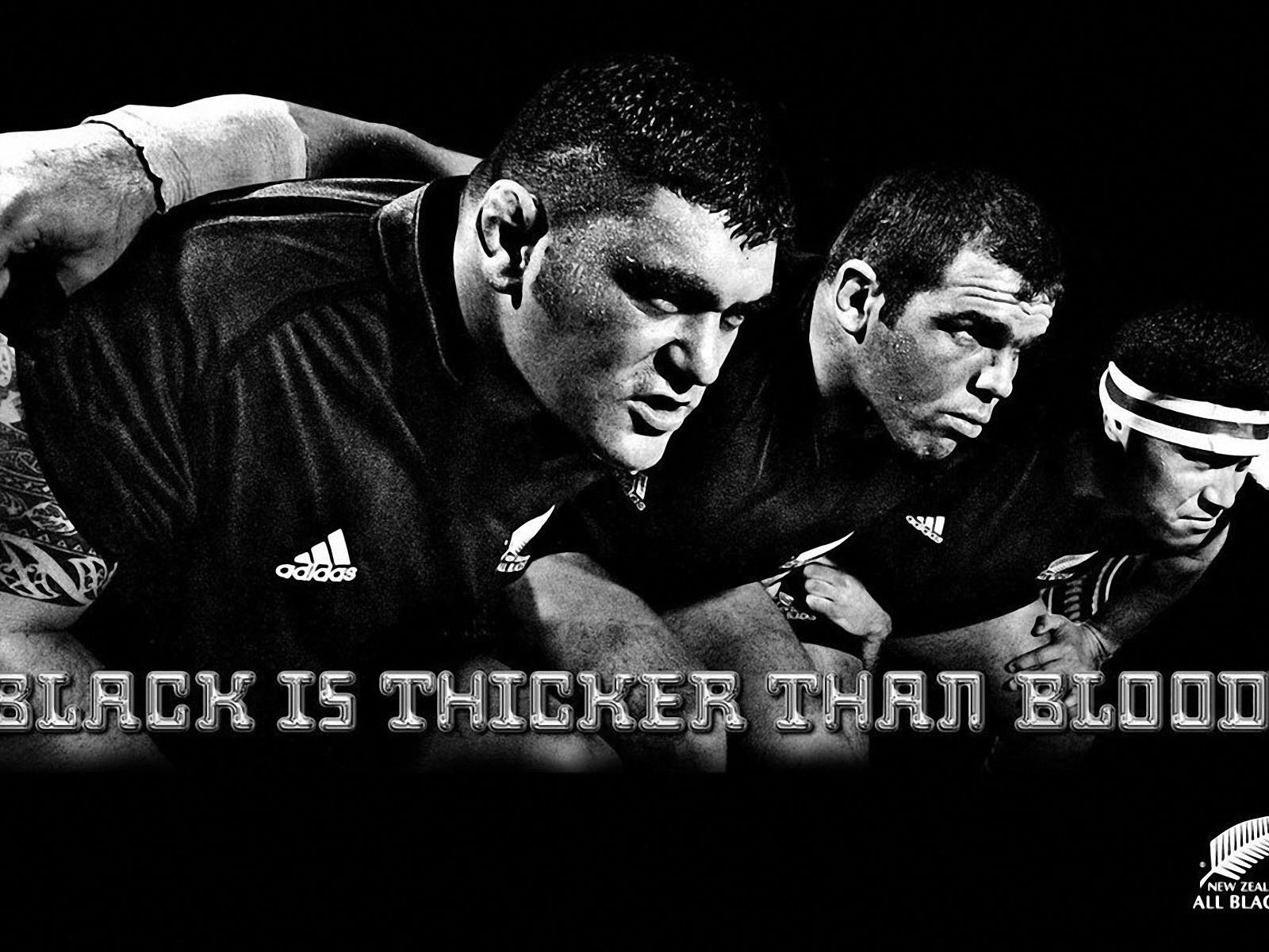 Giocatori rugby All Blacks bianco nero, 1600x1200 HD Ready, Desktop